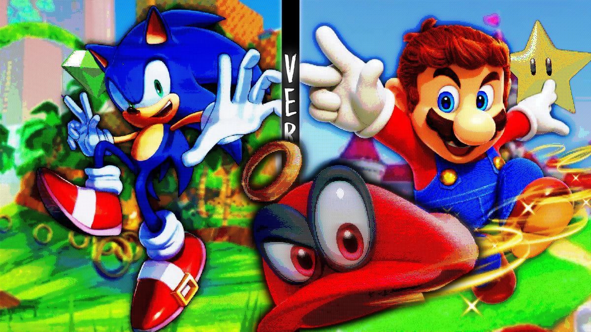 1200x675 New Game+” Sonic vs Mario (SEGA VS NINTENDO)