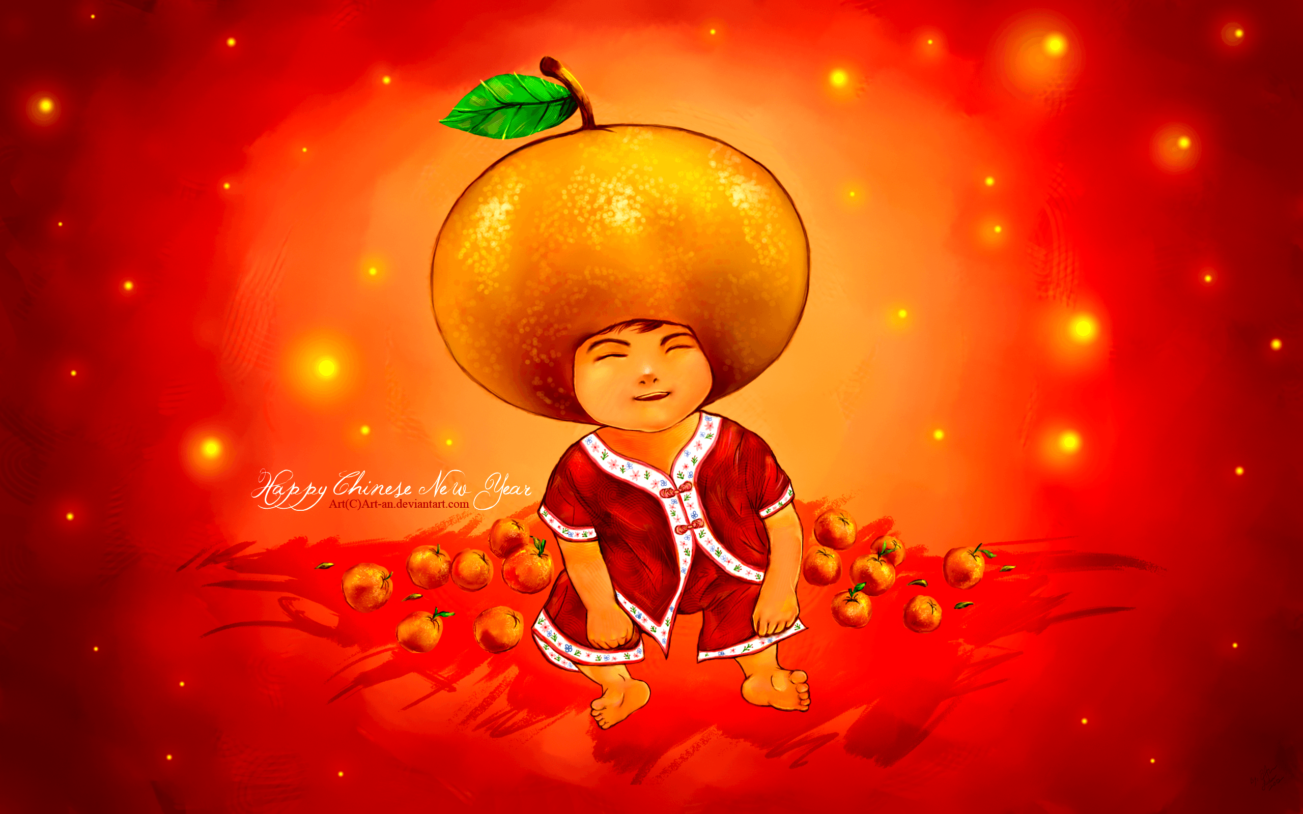 2560x1600 Fashionable Chinese New Year Wallpaper .