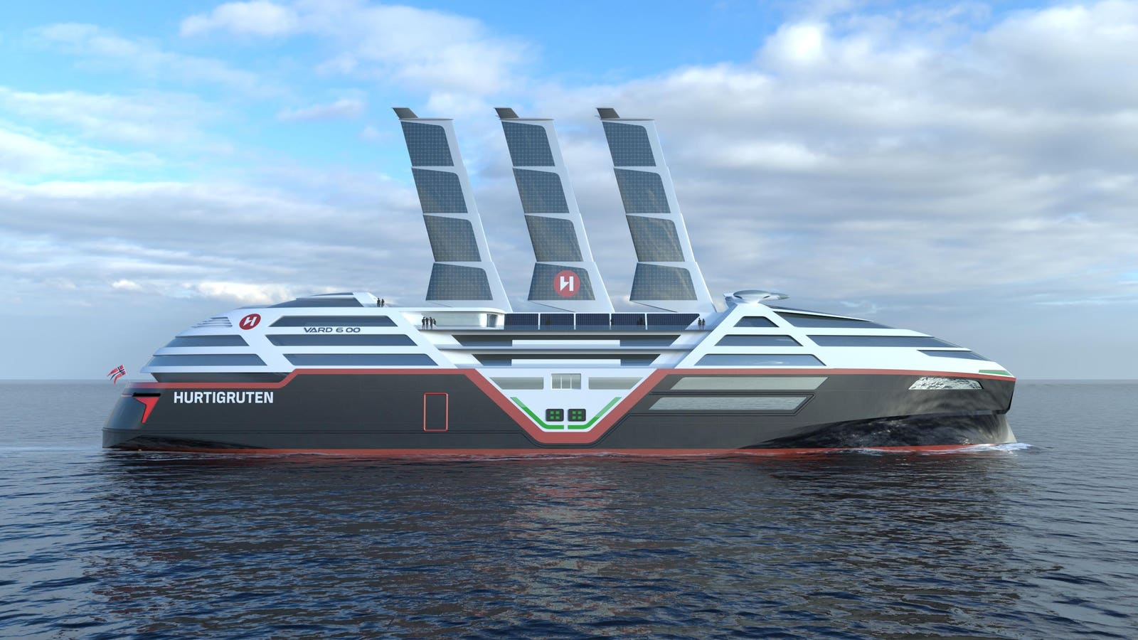 1600x900 Norway's Hurtigruten Unveils Radical Zero Emission Ship Design