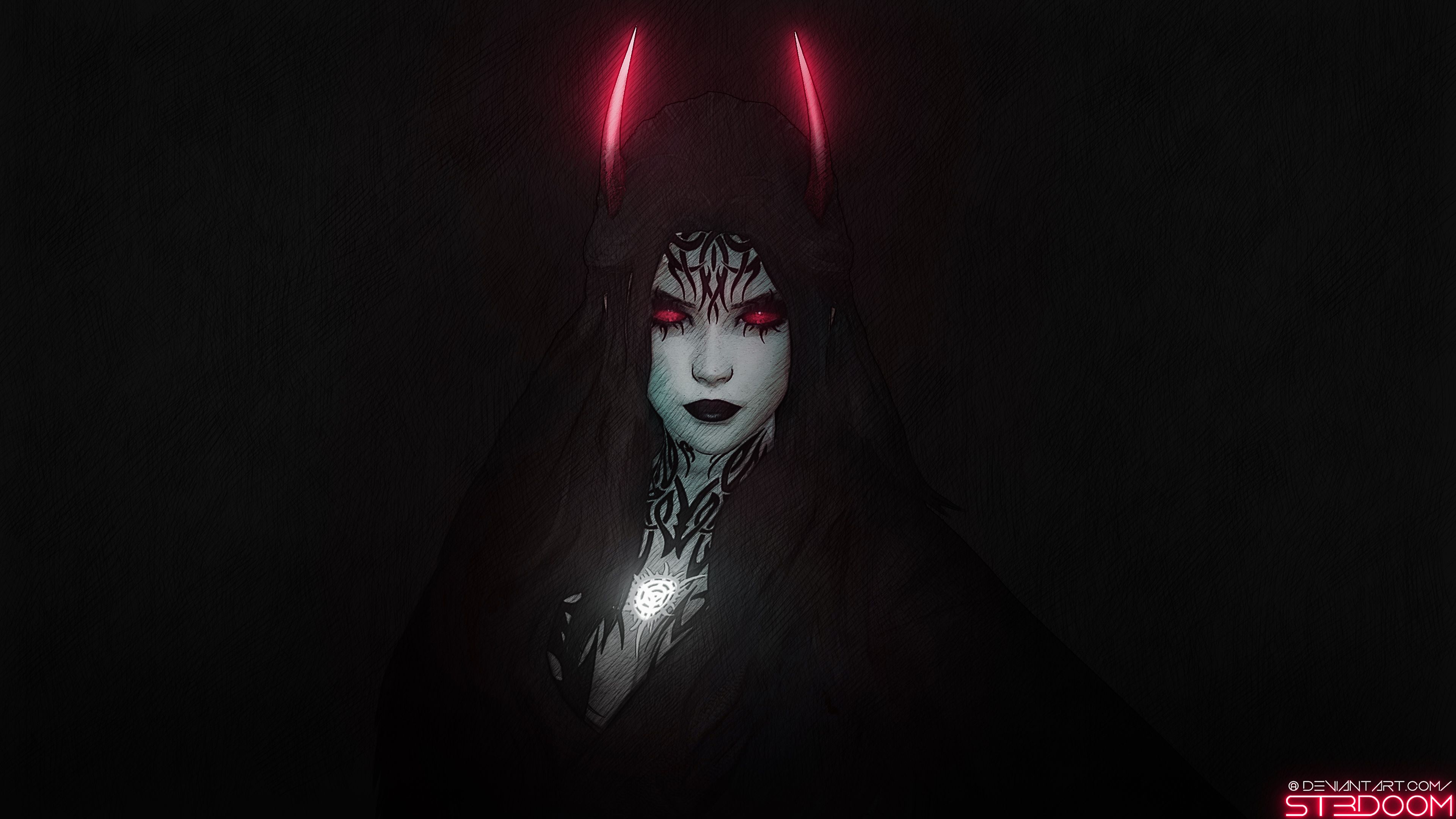 3840x2160 Tattooed Demon