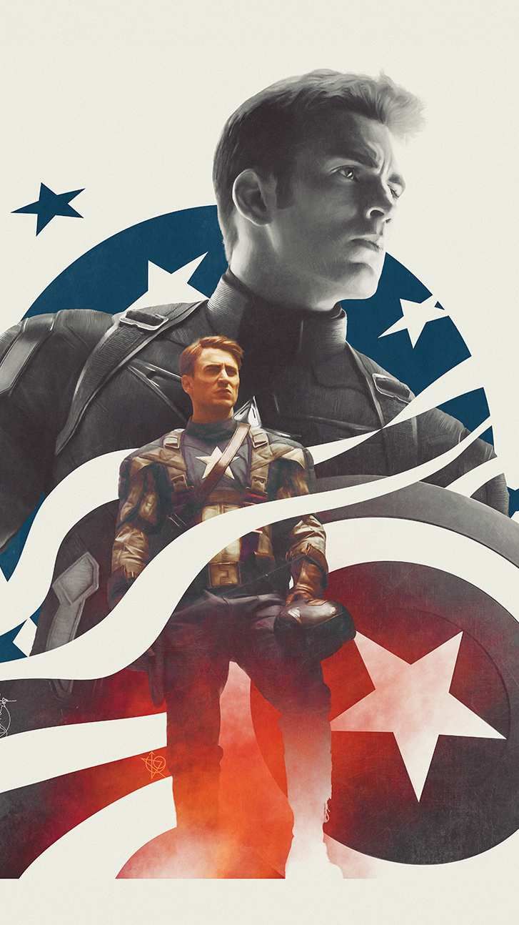 727x1294 Captain America Steve Rogers Wallpaper. Captain america poster design, Captain america poster art, New captain america poster