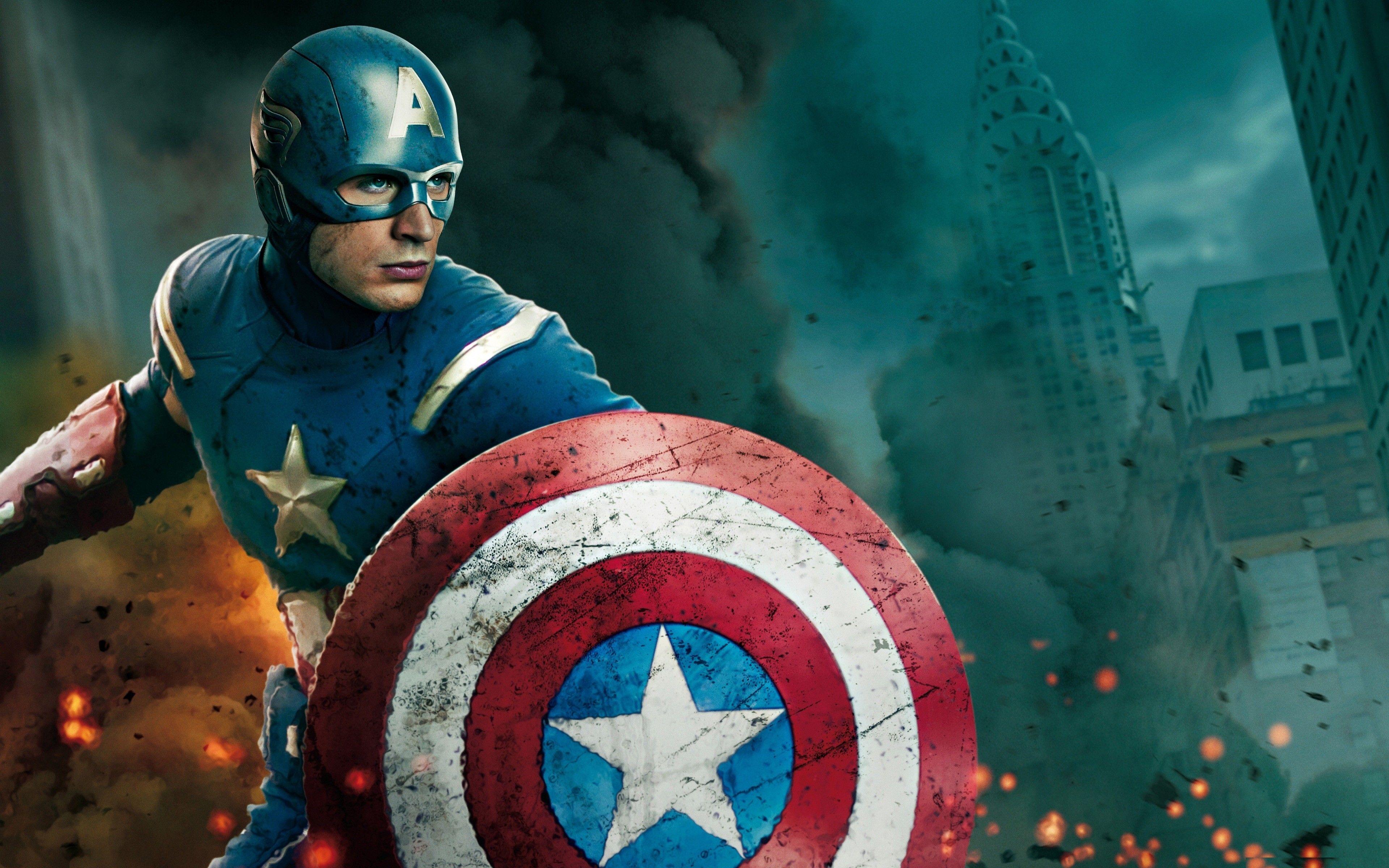 3840x2400 captain, America, Superheroes, Shield, Chris, Evans, Movie, Posters, Steve, Rogers, The, Avengers, movie Wallpaper HD / Desktop and Mobile Background
