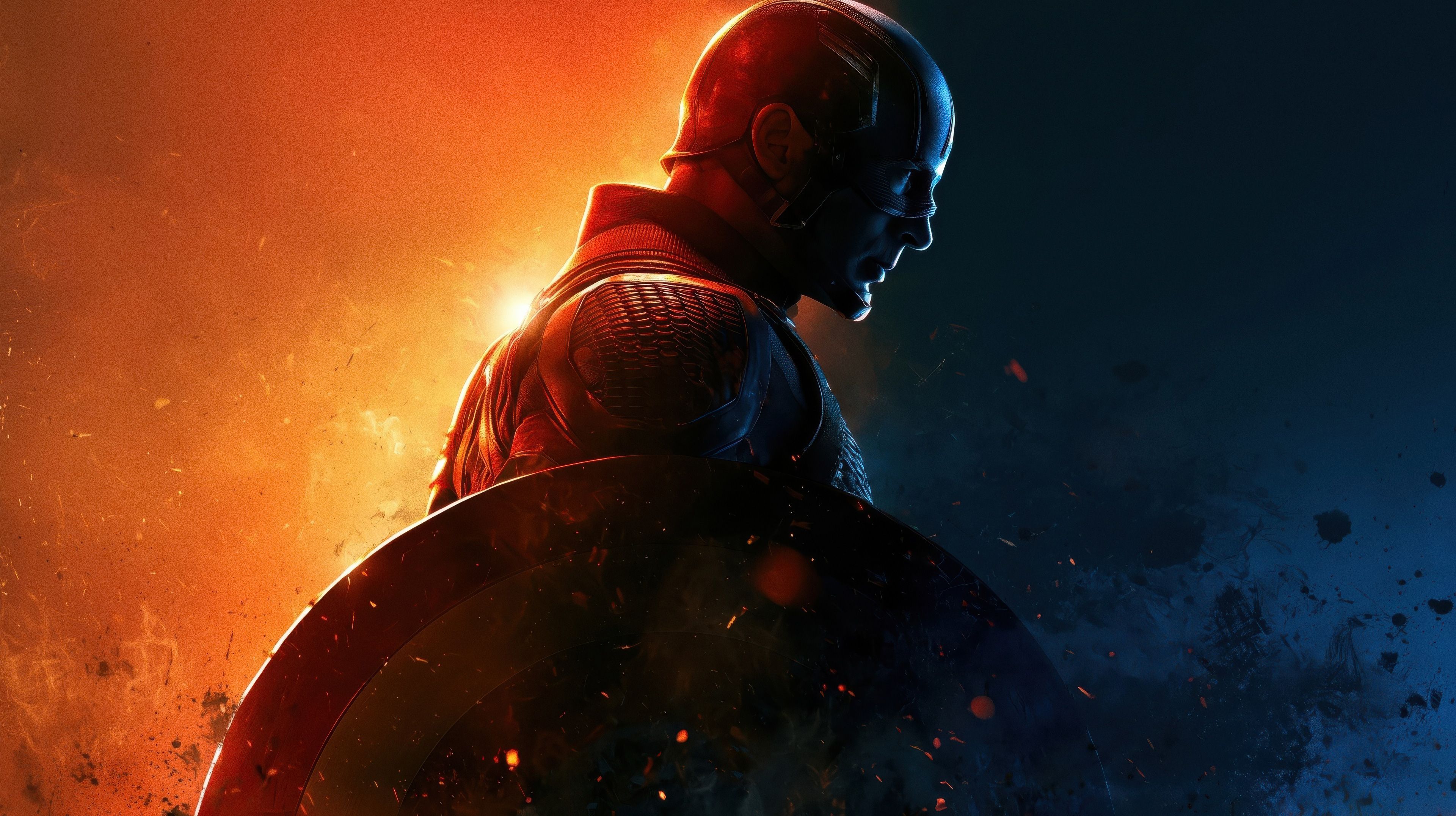 3840x2153 Steve Rogers Symbol Of Hope Wallpaper, HD Superheroes Wallpaper, 4k Wallpaper, Image, Background, Photos and Picture