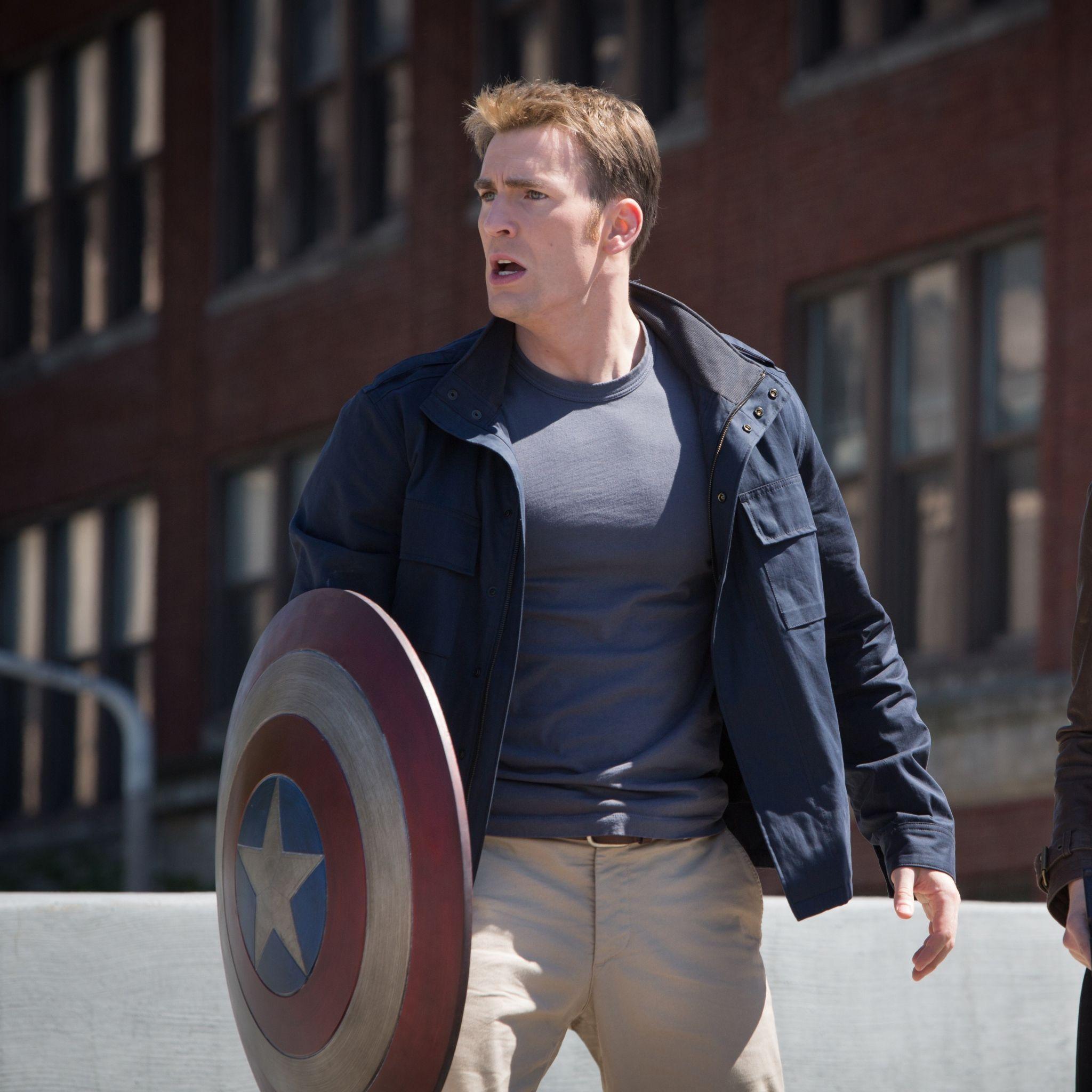 2048x2048 Steve Rogers Body Wallpaper