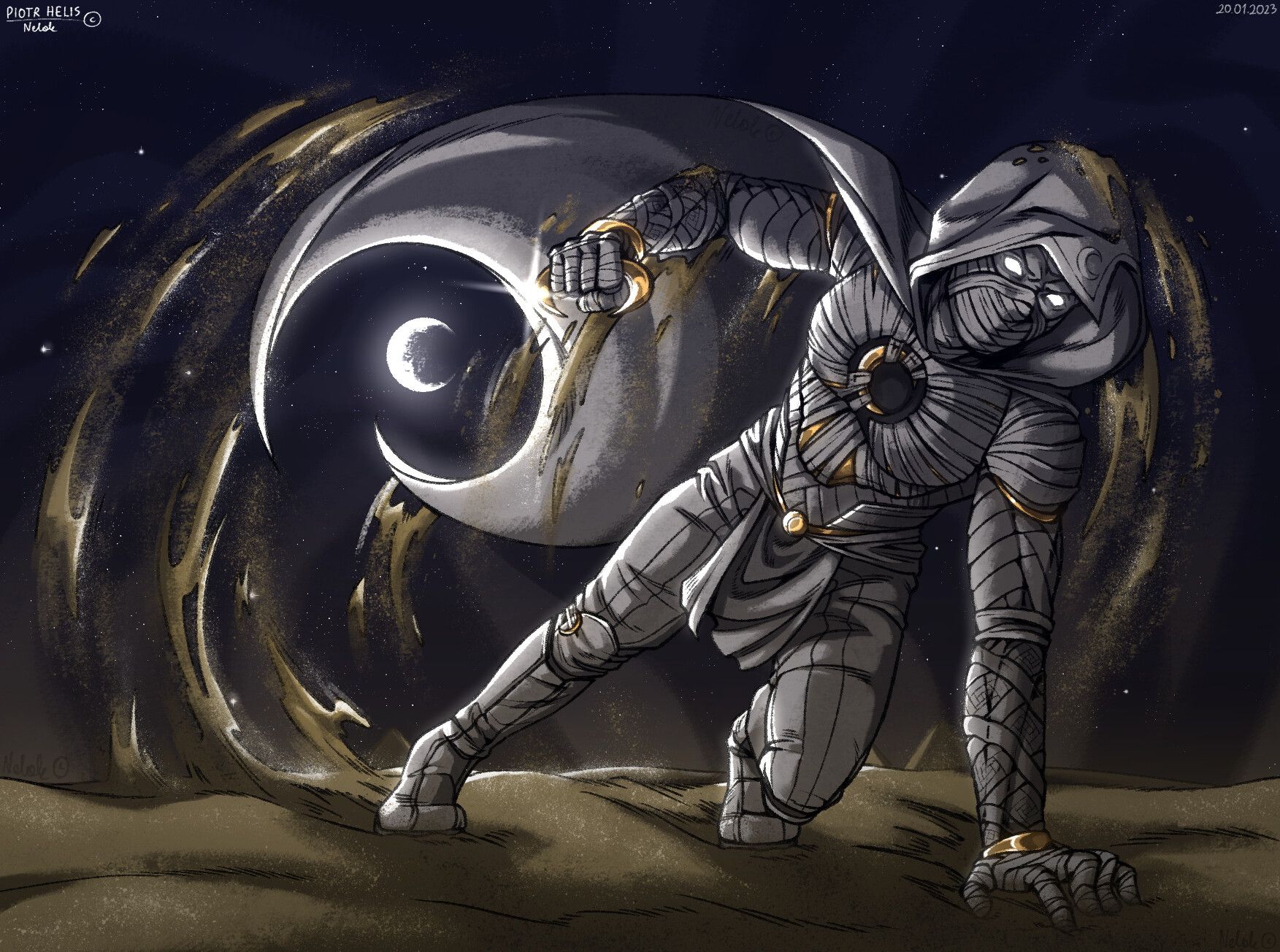 1753x1304 Moon Knight Illustrations 3 3 Summon The Suit