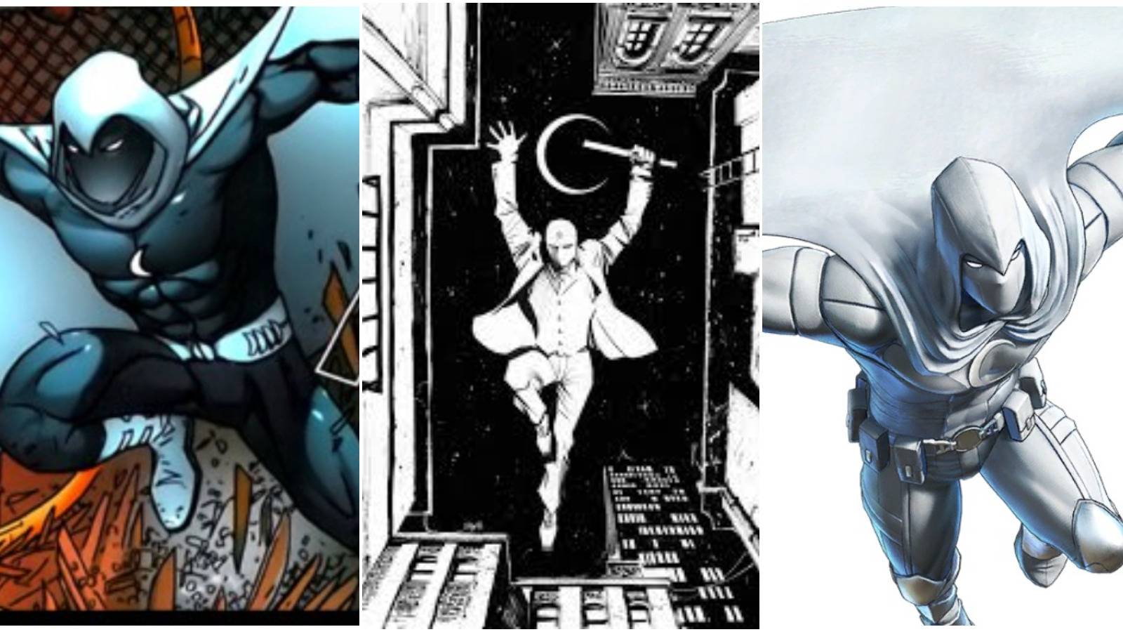 1600x900 Moon Knight: All Of His Costumes, Ranked