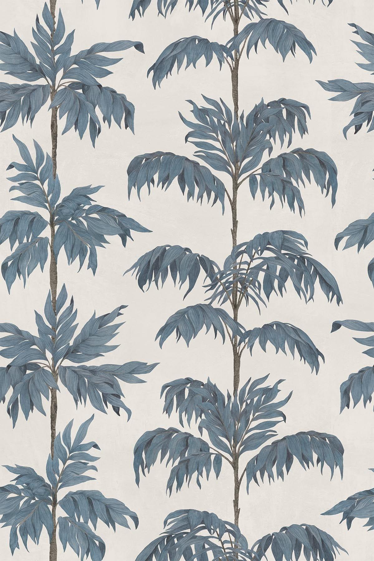 1200x1800 Vintage Palm Tree Small Blue