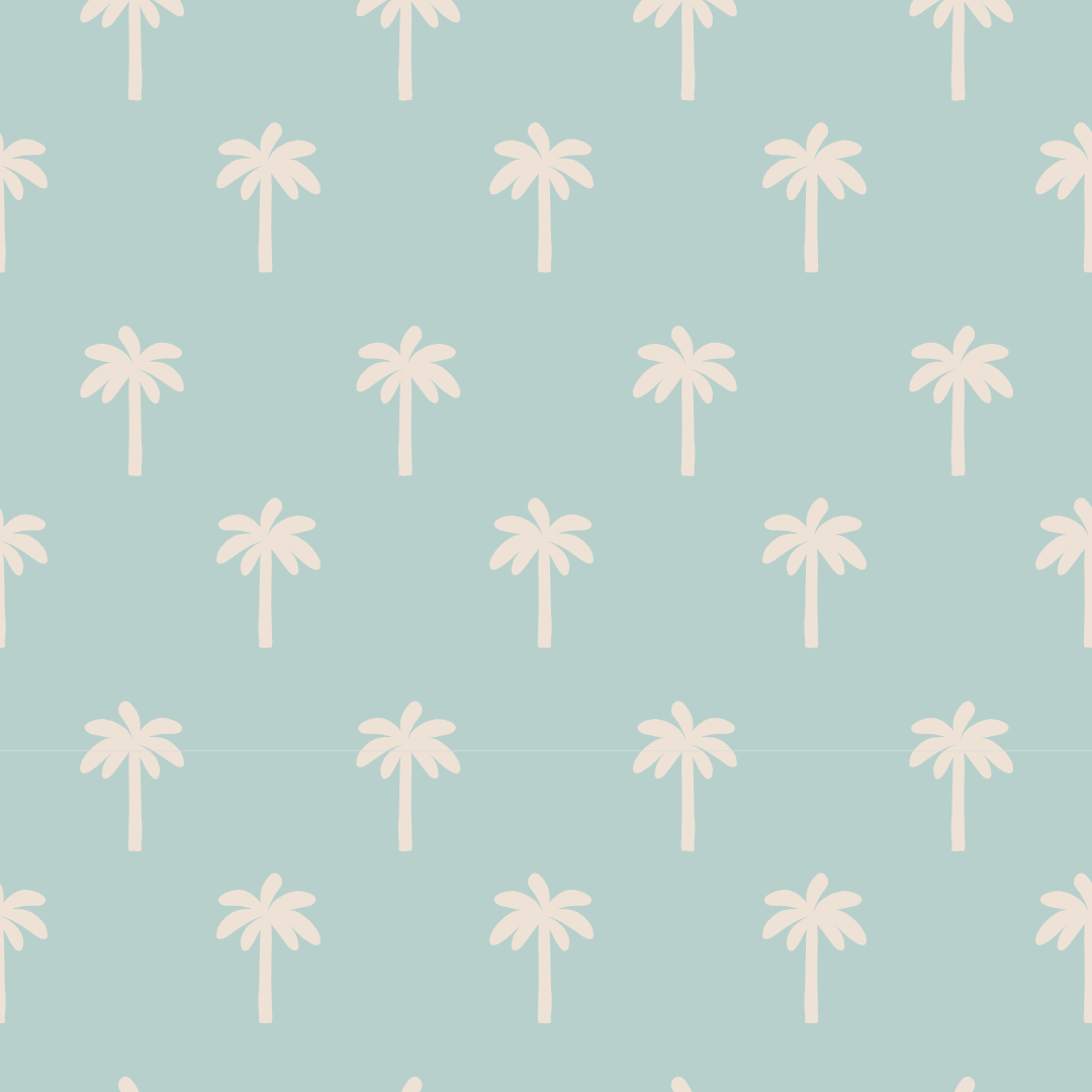 1080x1080 Blue Palm Tree Wall Paper