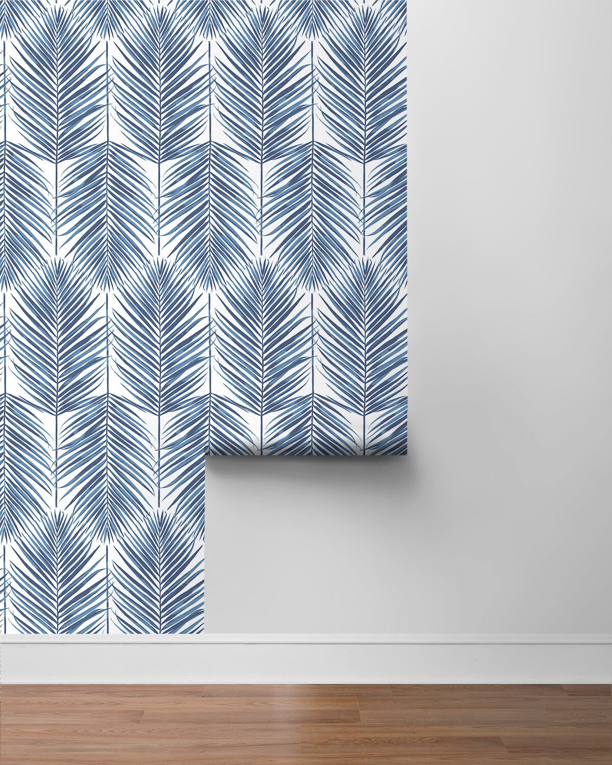 1200x1500 Paradise Palm Prepasted Coastal Blue PR10702 Wallpaper