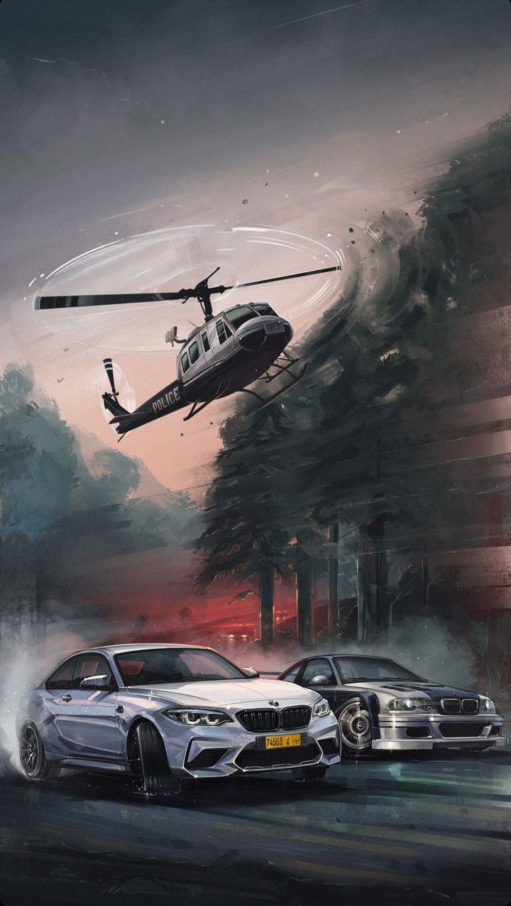 720x1275 NFS Exotic Cars Parked Next to Helicopter. Auto de toretto, Lindos dibujos de pareja, Ilustración de coches