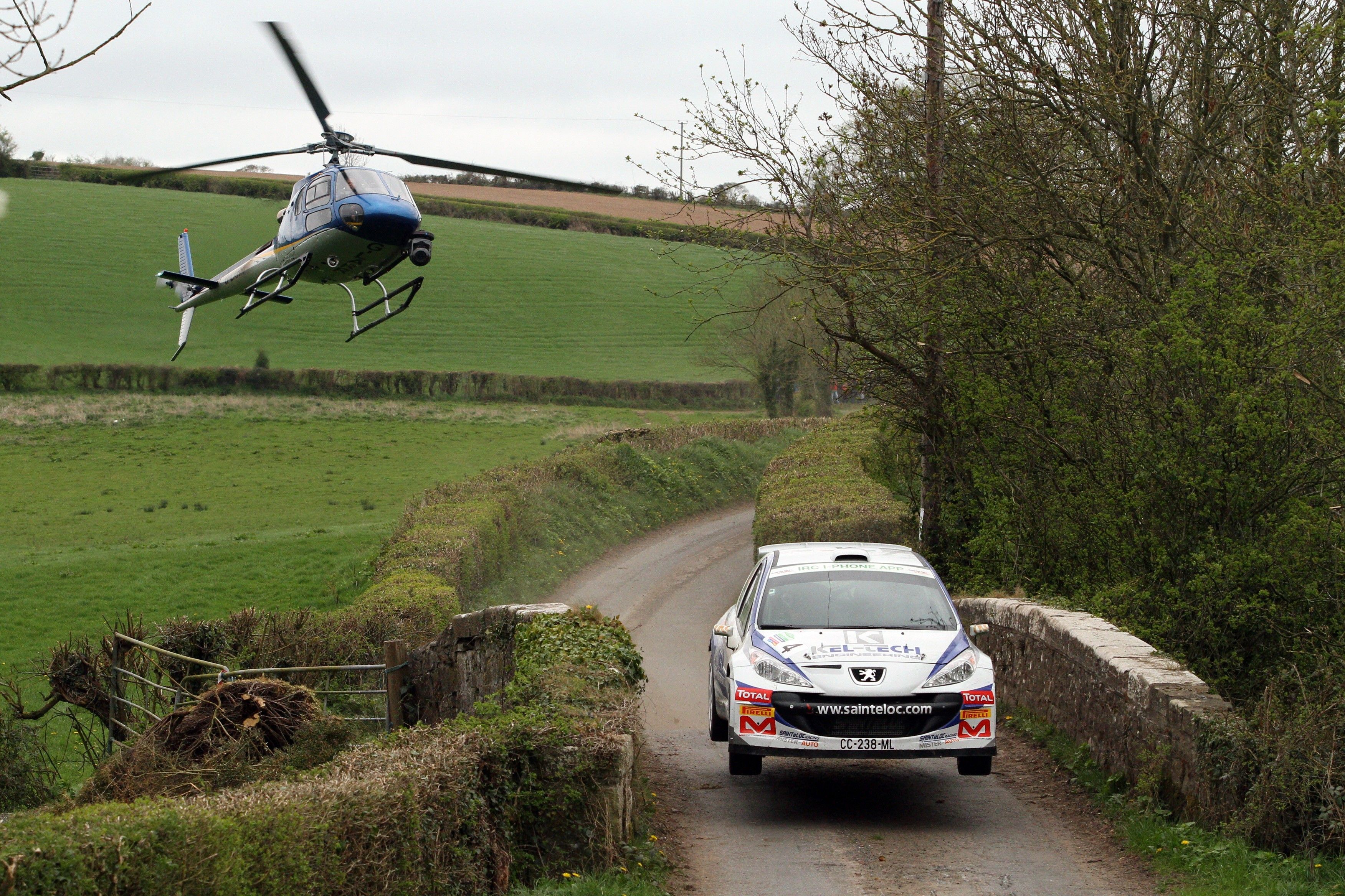 3504x2336 car, Rally, Rally Cars, Peugeot, Helicopters, Helicopter View, Ireland Wallpaper HD / Desktop and Mobile Background
