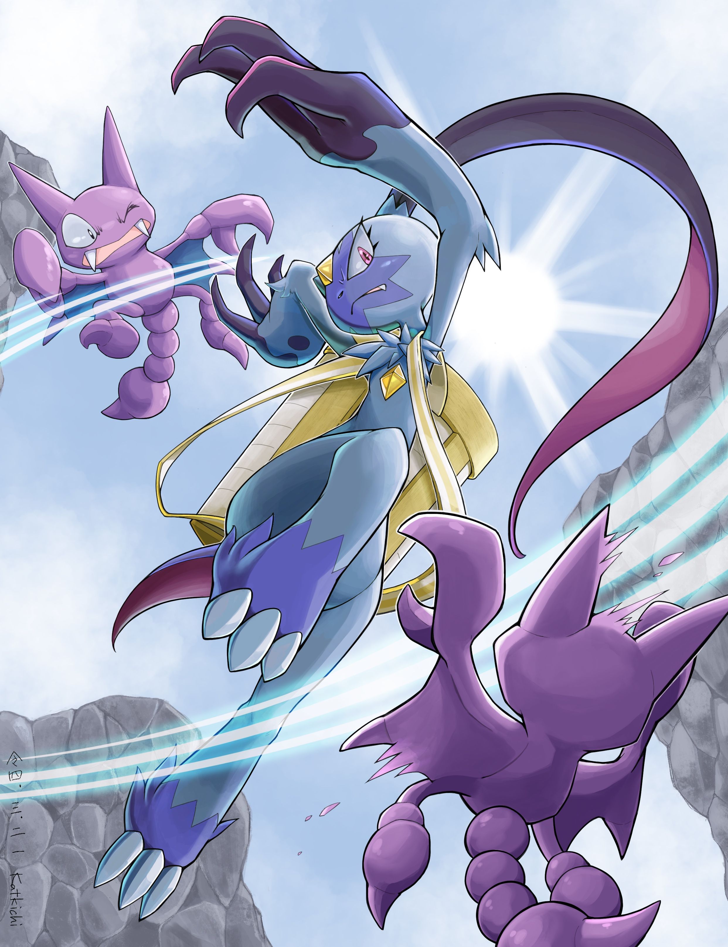 2484x3229 Sneasler Pokémon Wallpaper