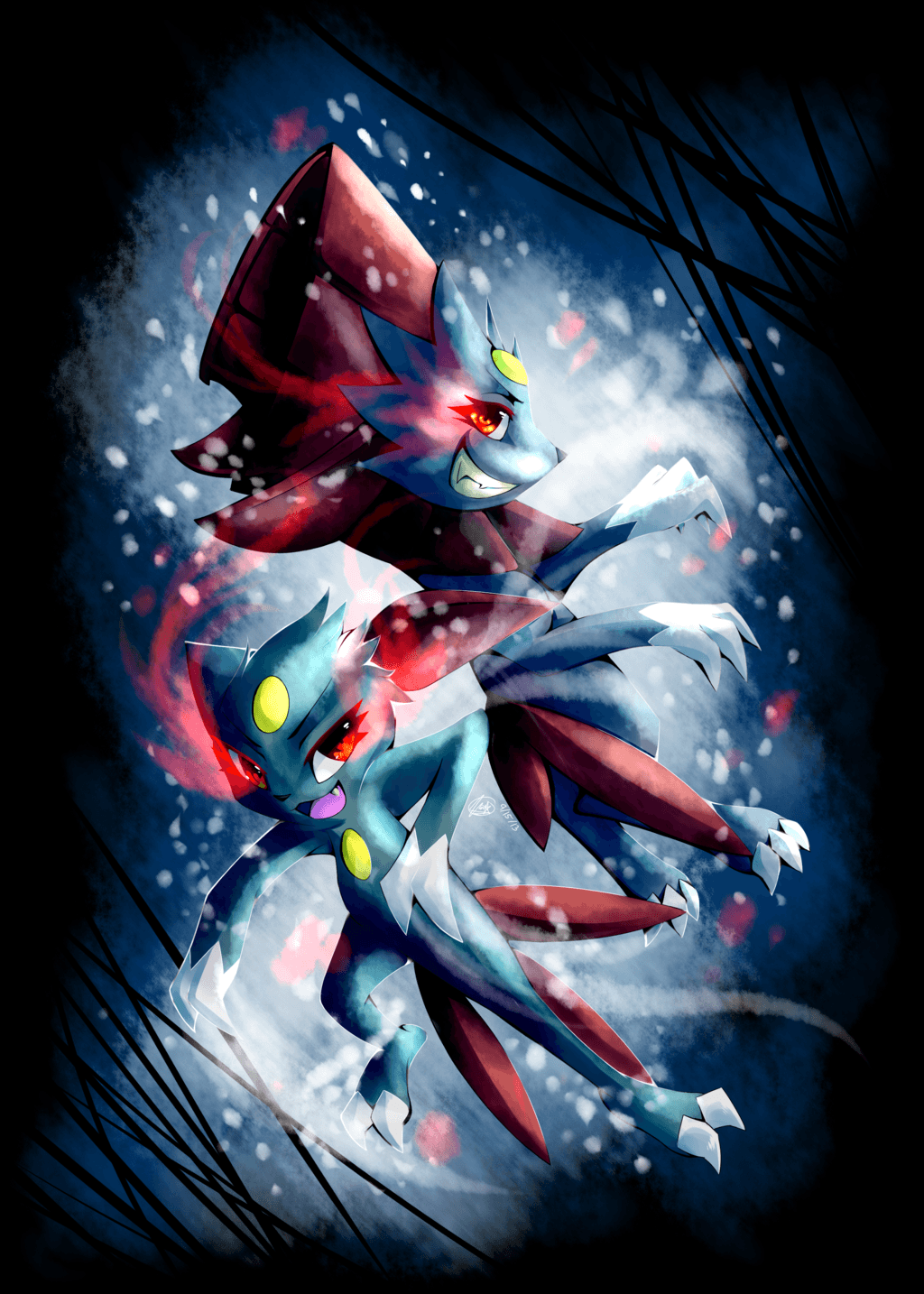 1024x1434 Sneasel Wallpaper