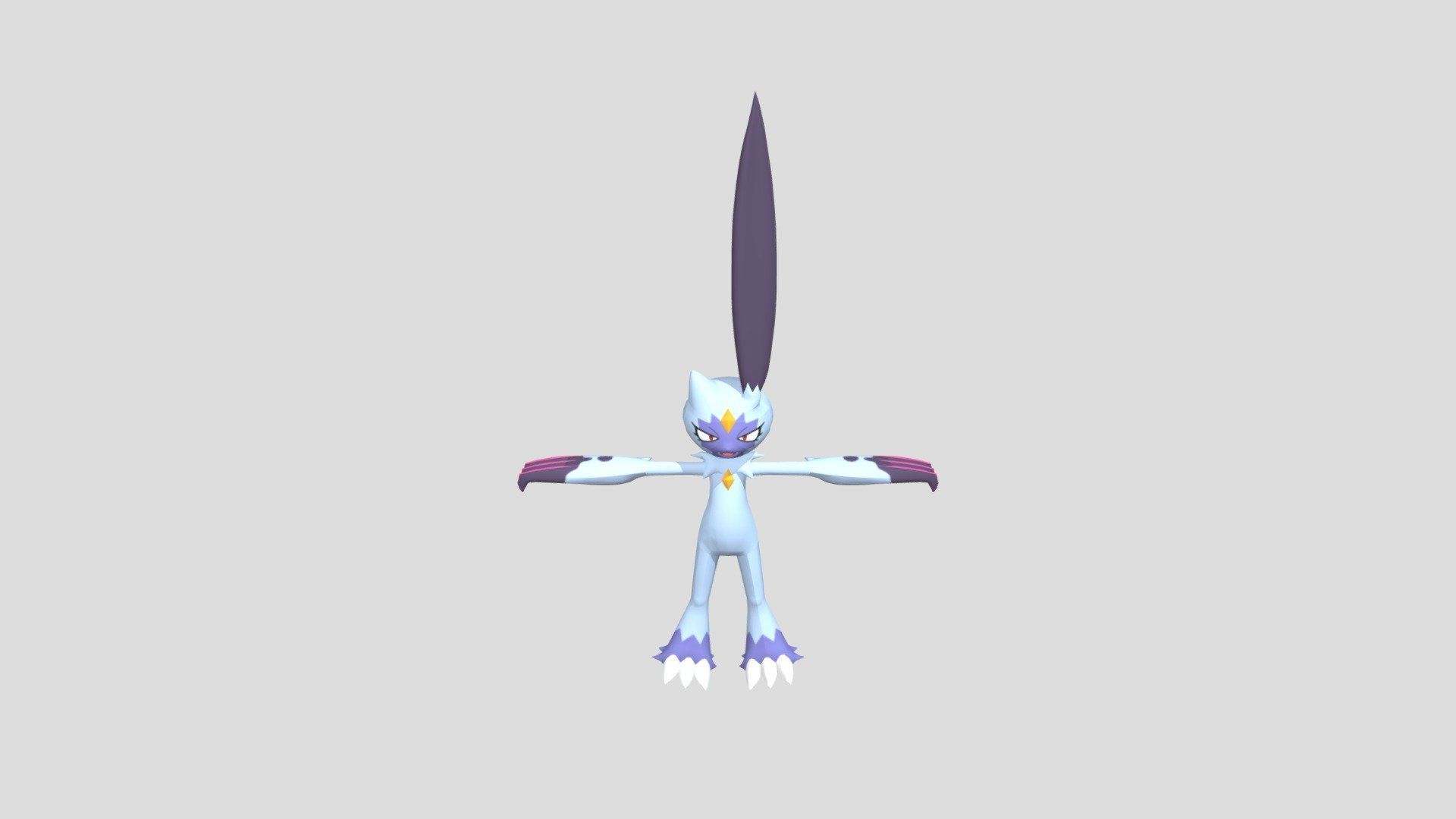 1920x1080 Sneasler Pokémon HOME no Animation Free 3D model by JackTheOhio [d9aba26]