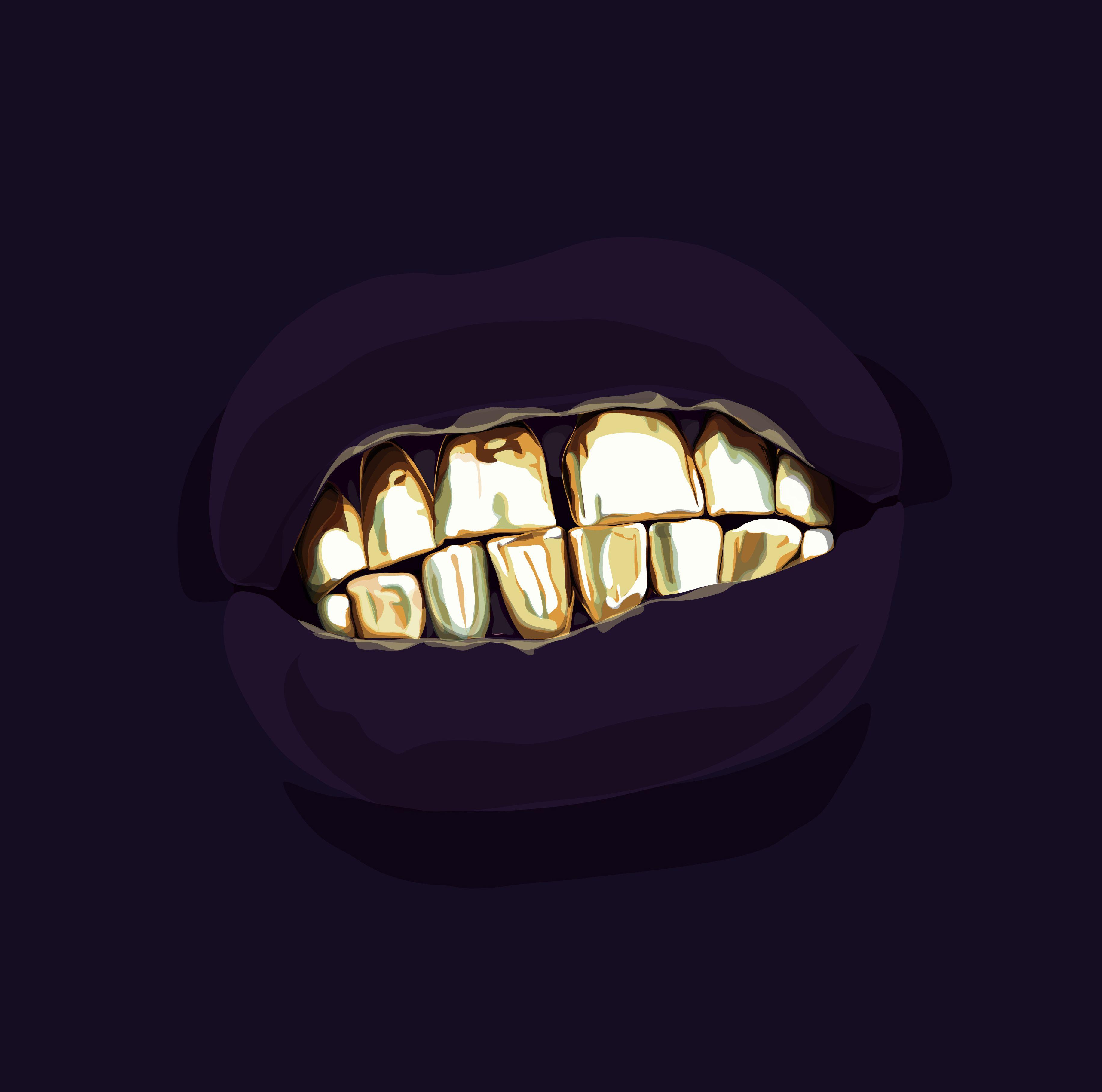 3666x3632 Diamond Grillz Wallpaper