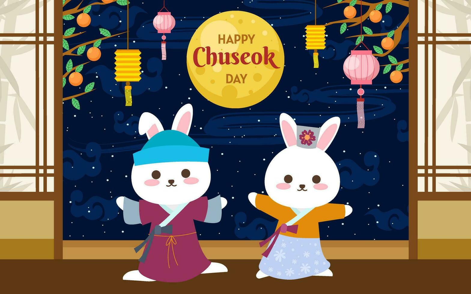 1568x980 Happy Chuseok Day Background