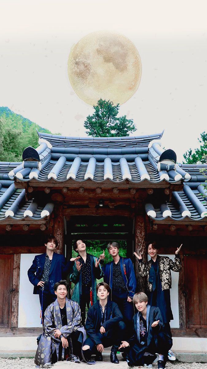 675x1200 HAPPY CHUSEOK ARMY!. Apobangpo wallpaper, Bts logo nature background, Bts eid mubarak