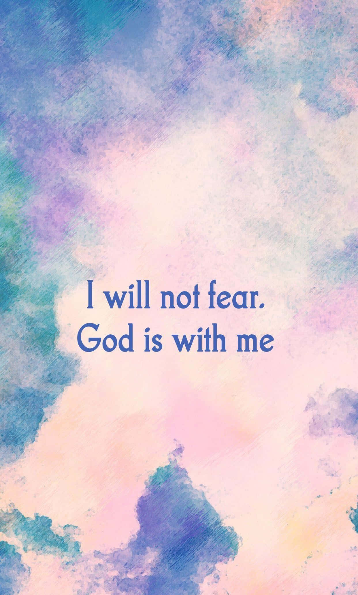 1242x2064 Believe In God Wallpaper