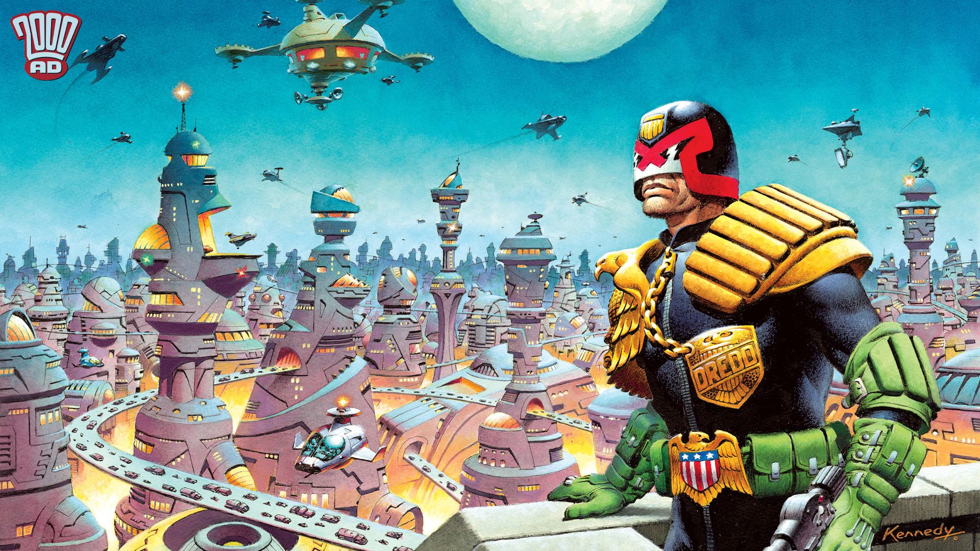 1920x1080 It's MEGA! Download the latest 2000 AD Wednesday wallpaper! AD