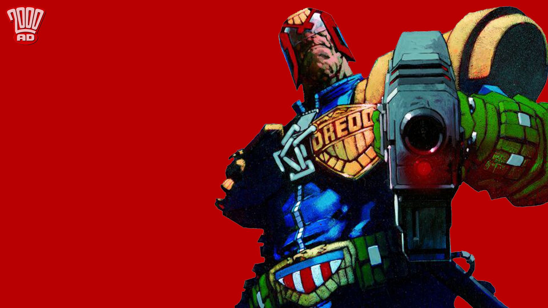 1920x1080 Download the latest 2000 AD Wednesday wallpaper's the law!