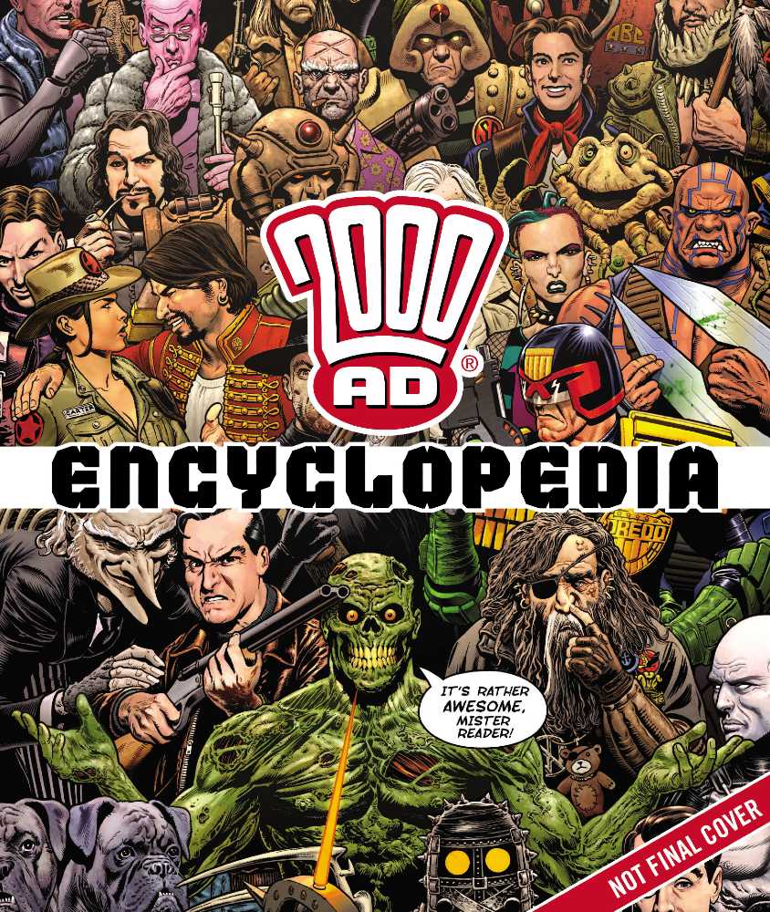 844x1000 Rebellion Announce Plans for 2000 AD's 45th Anniversary 'The 2000 AD Encyclopedia' and a First Reprinting of the DC 'Judge Dredd: Legends of the Law' Series