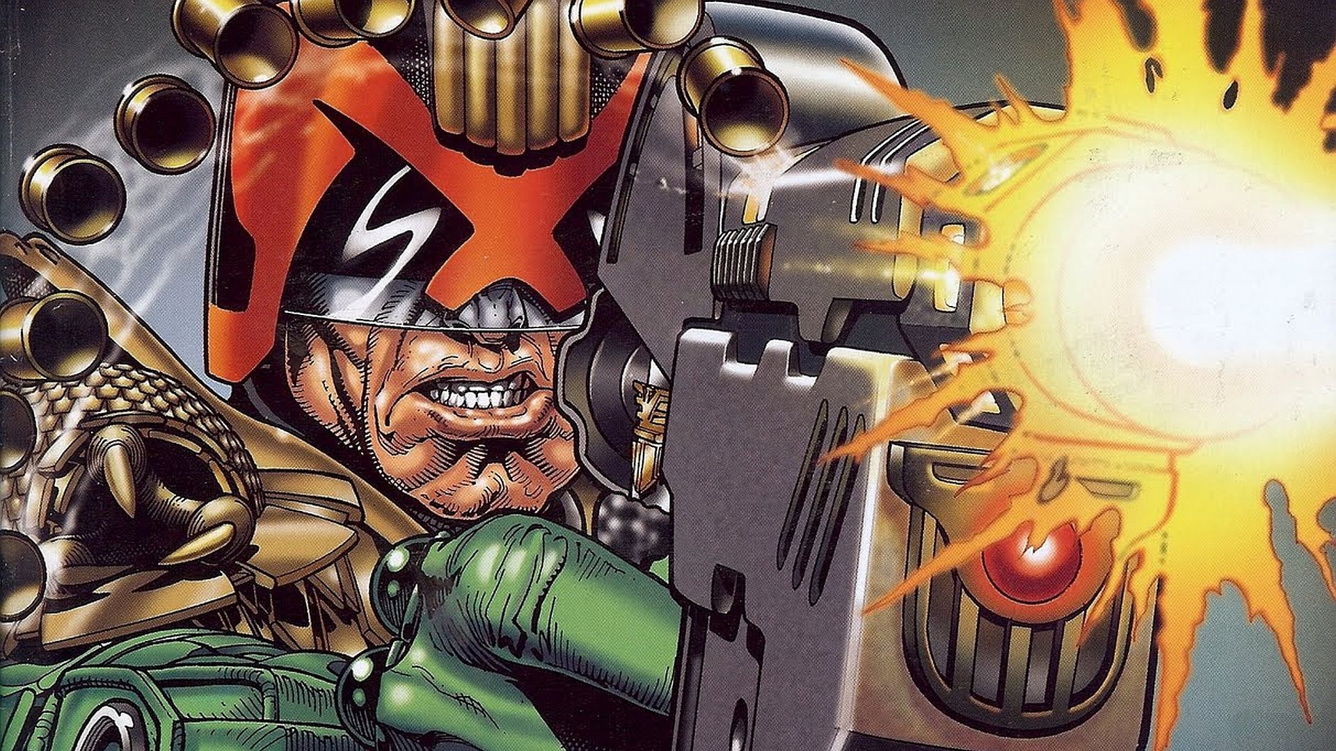1920x1080 Phone wallpaper: Comics, Judge Dredd, 2000 Ad 1117341