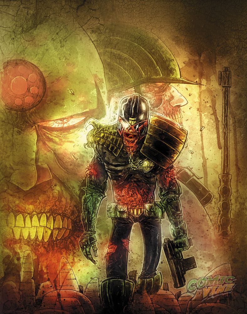 788x1000 Horror theme for 2014 2000AD Winter Special