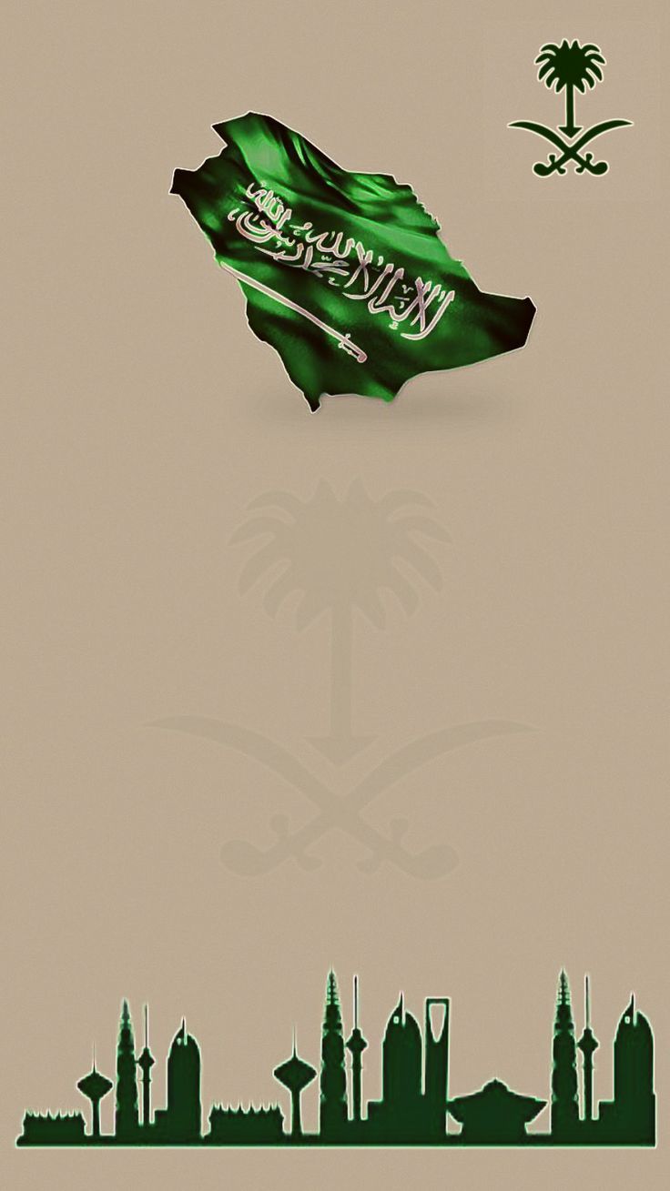736x1309 Watercolor Wallpaper for iPhone. Green outline of saudi arabia, Saudi arabia flag wallpaper design, Saudi arabia flag background