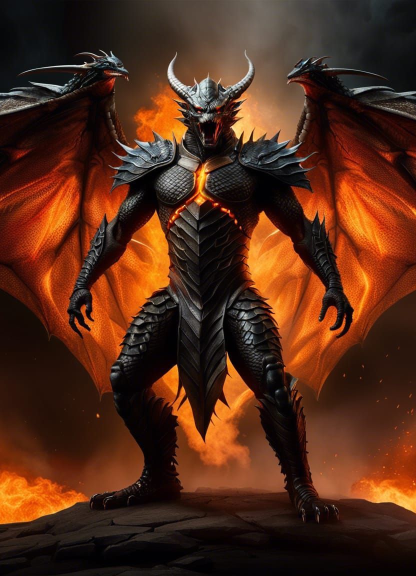 832x1152 Mortal Kombat's Onaga, the Dragon King