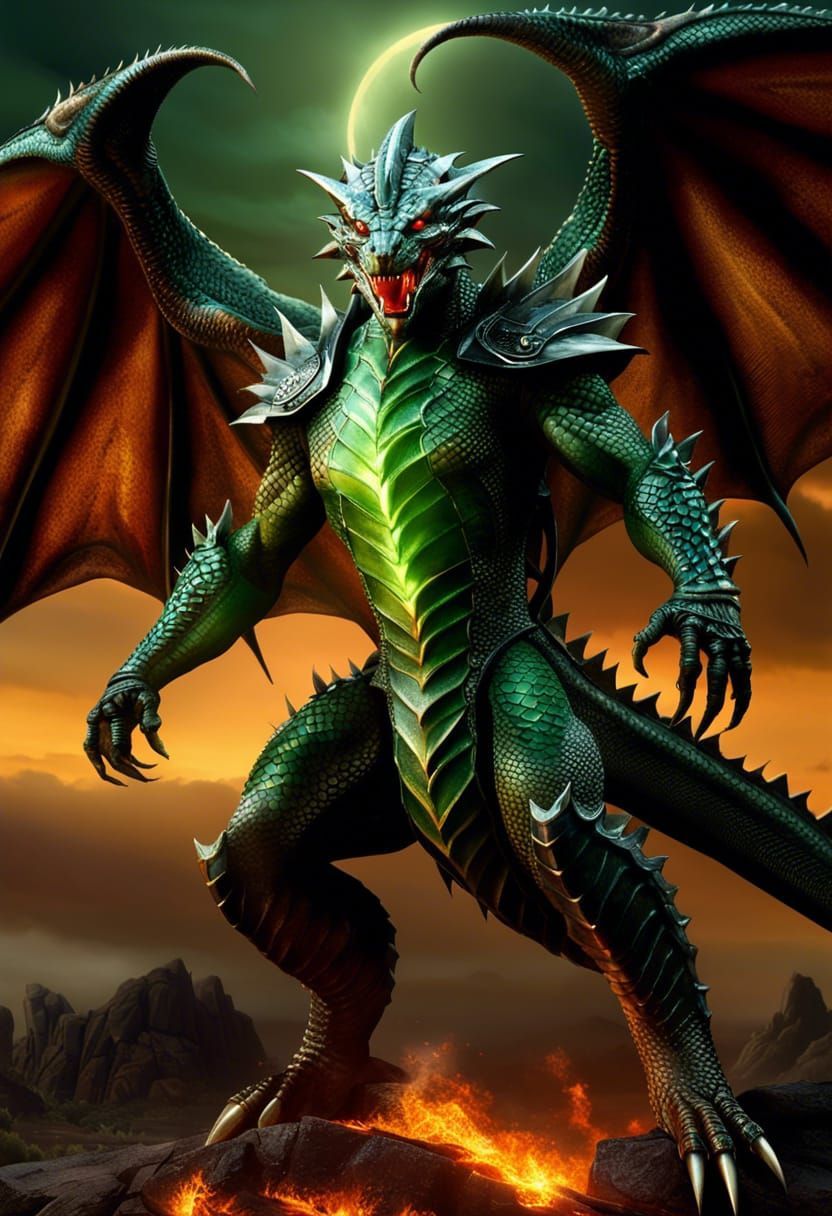 832x1216 The Rebirth of Onaga, Dragon King of Outworld
