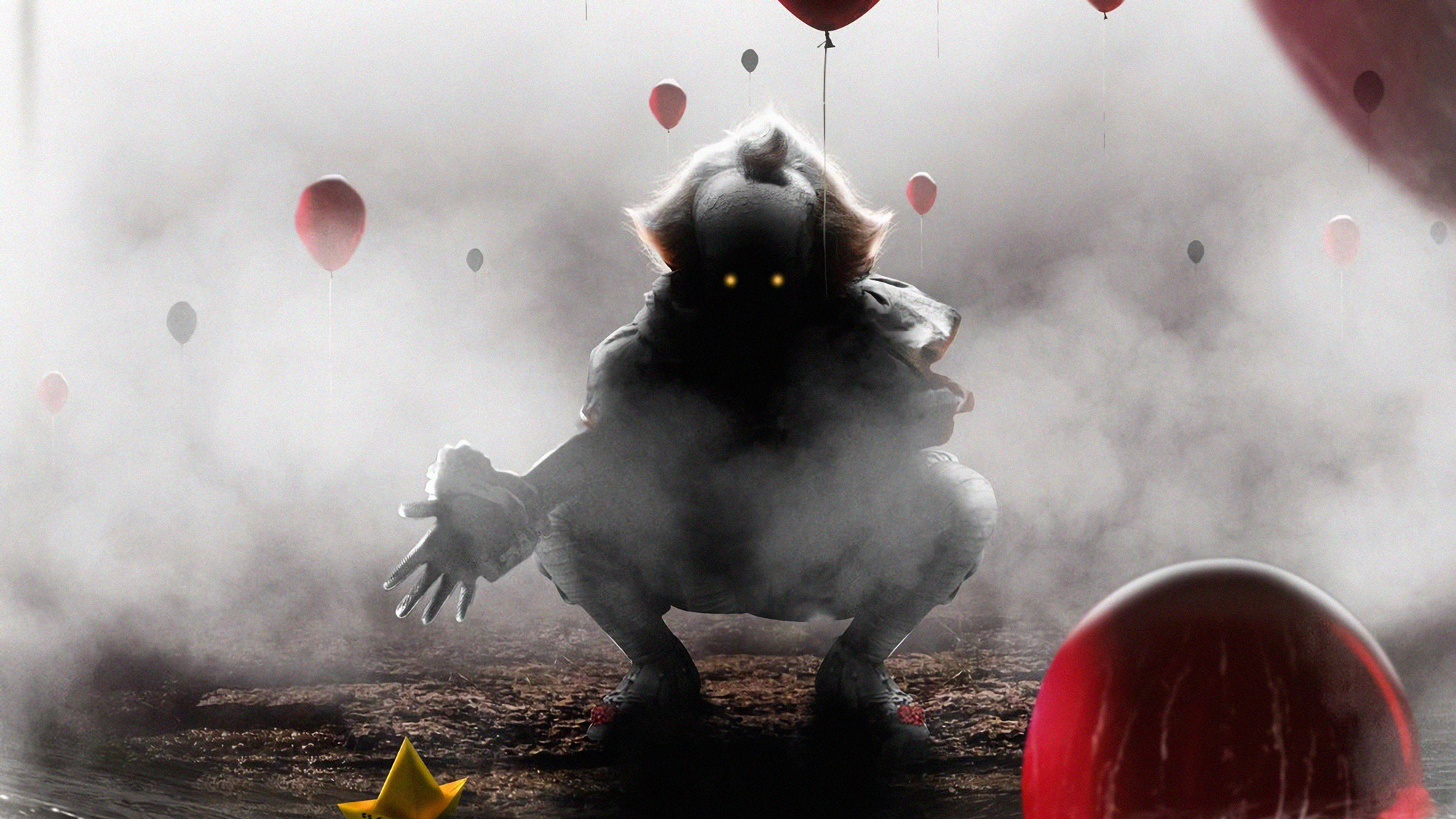 2000x1125 It Chapter Two Clown Wallpaper, HD Movies 4K Wallpaper, Image and Background
