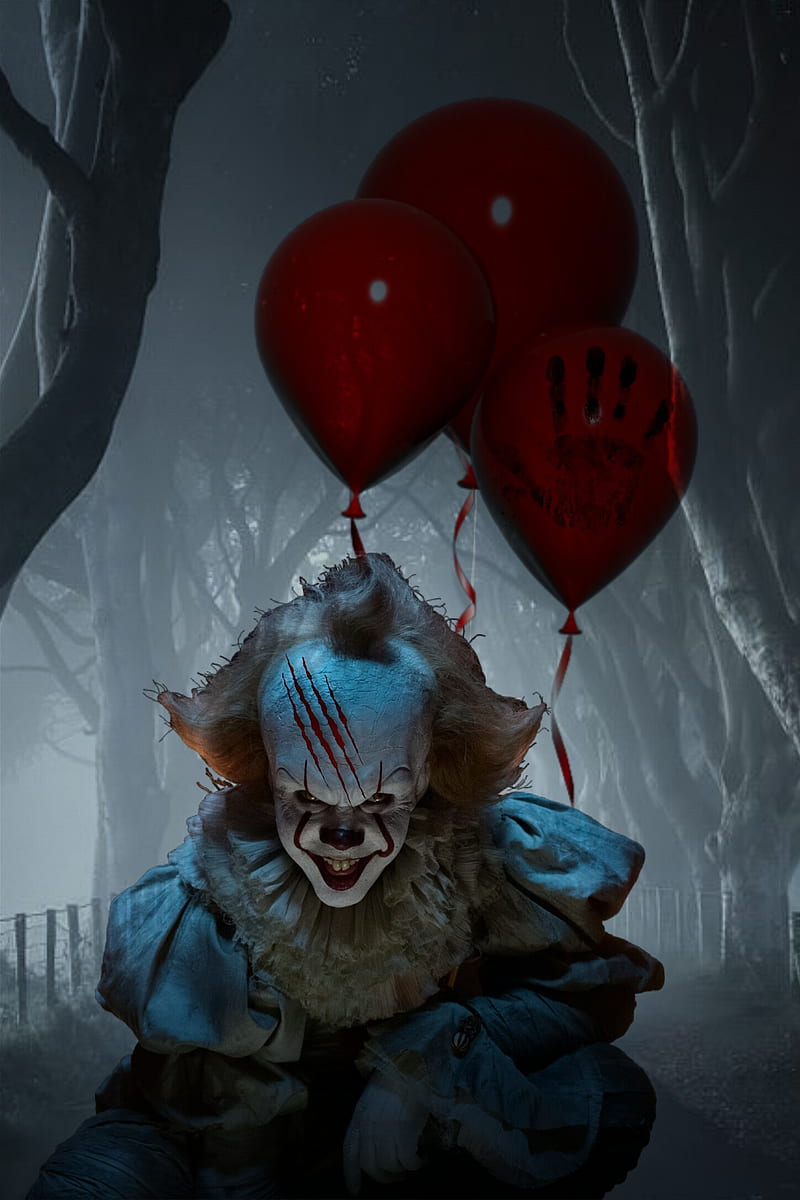 800x1200 Pennywise, all, balloon, clown, float, horror, it, scary, we, HD phone wallpaper