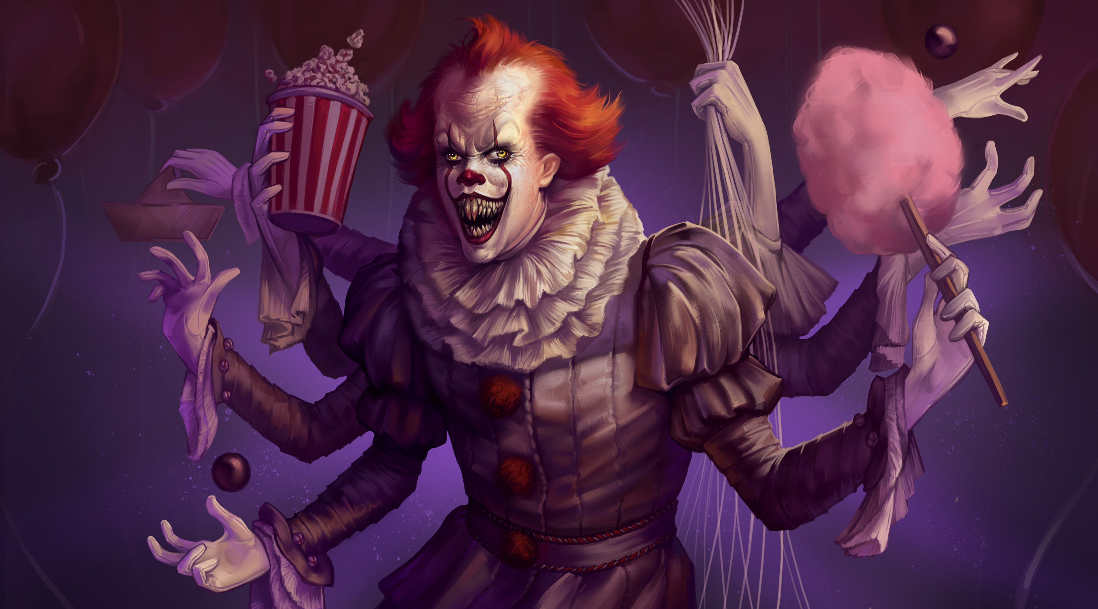 3605x2000 Spiderwise Pennywise Artwork 4k Wallpaper, HD Movies Wallpaper, 4k Wallpaper, Image, Background, Photos and Picture
