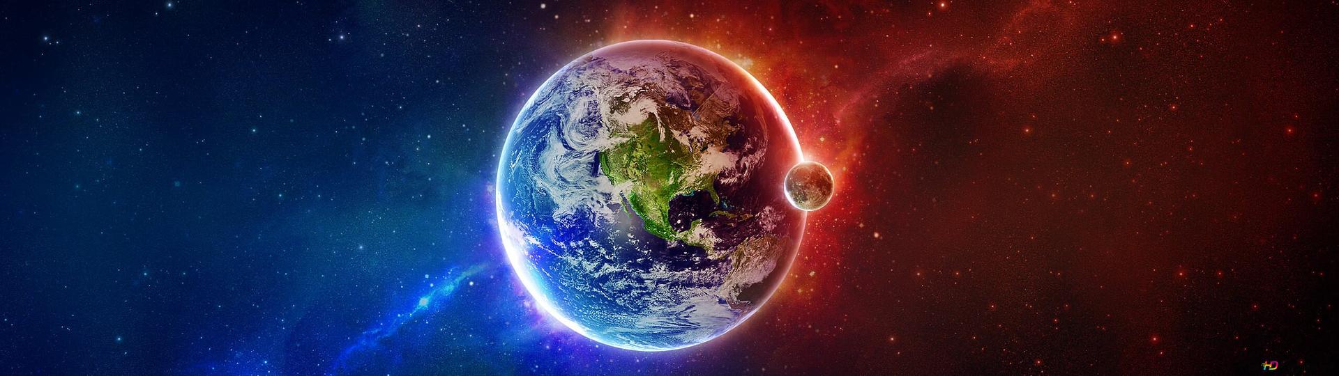 1920x540 Hot and cold 2K wallpaper download