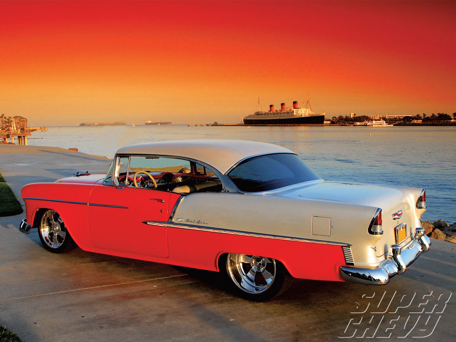 1600x1200 Classic 1955 Chevy Bel Air: HD Vintage Chevrolet Beauty