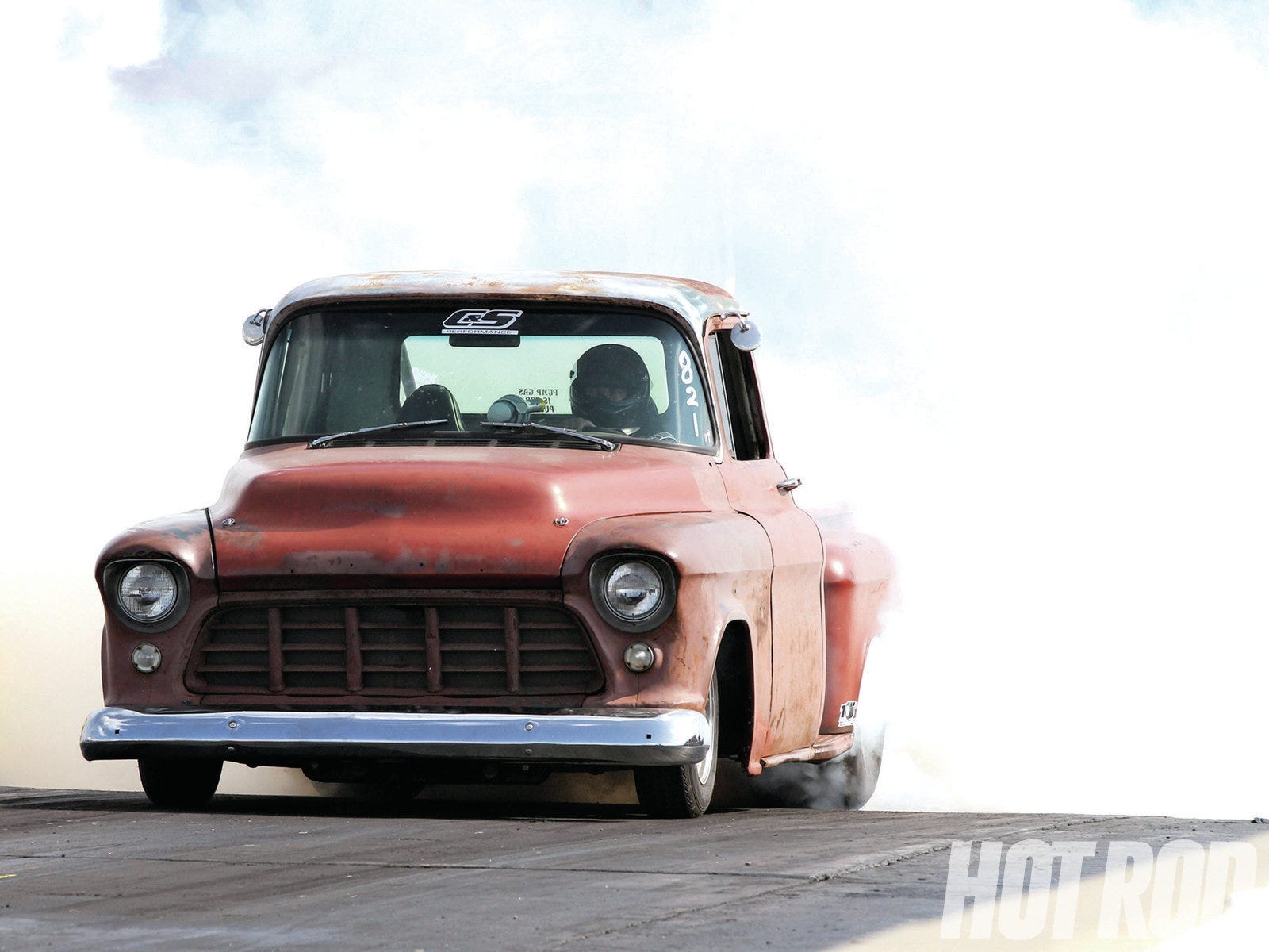 1600x1200 Brian Schimmel's 8 Second 1955 Chevy 3100 Truck Rod Magazine