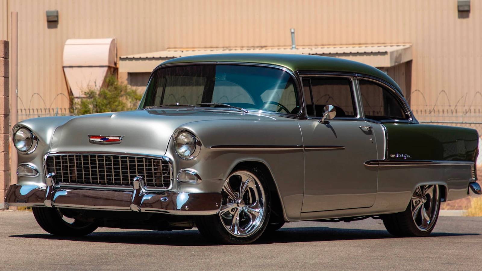 1600x900 This Custom 1955 Chevy Bel Air Restomod Is Heading To Mecum's