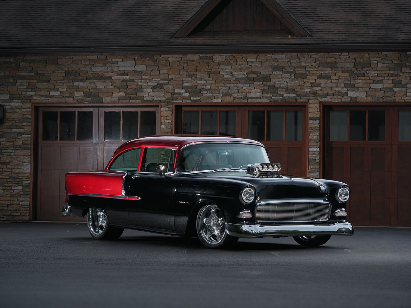 1333x1000 Blown 1955 Chevy 150 Restomod
