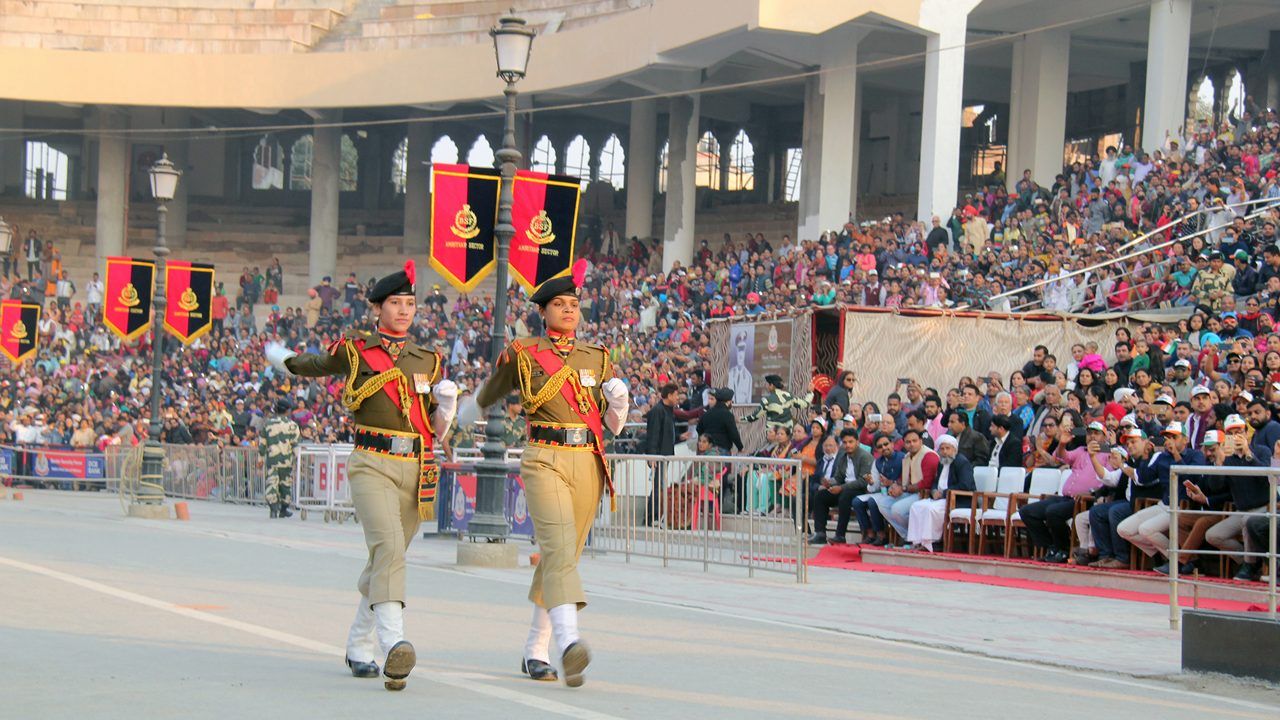 1280x720 Wagah Border- A Patriotic Spectacle In Amritsar