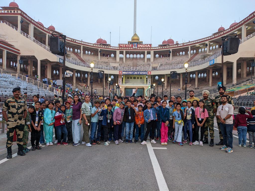 1024x768 Media Project. Wagah Border: Where Two Countries Unite
