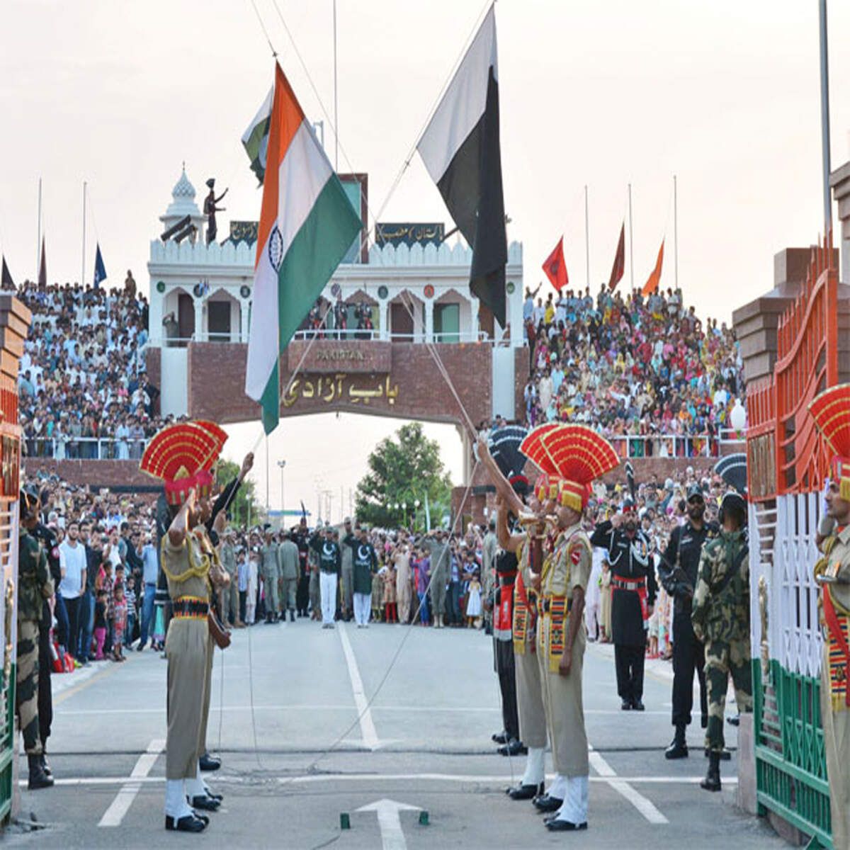 1200x1200 Wagah Border: Daily Retreat Ceremony Along Attari Wagah Border Cancelled: BSF Economic Times