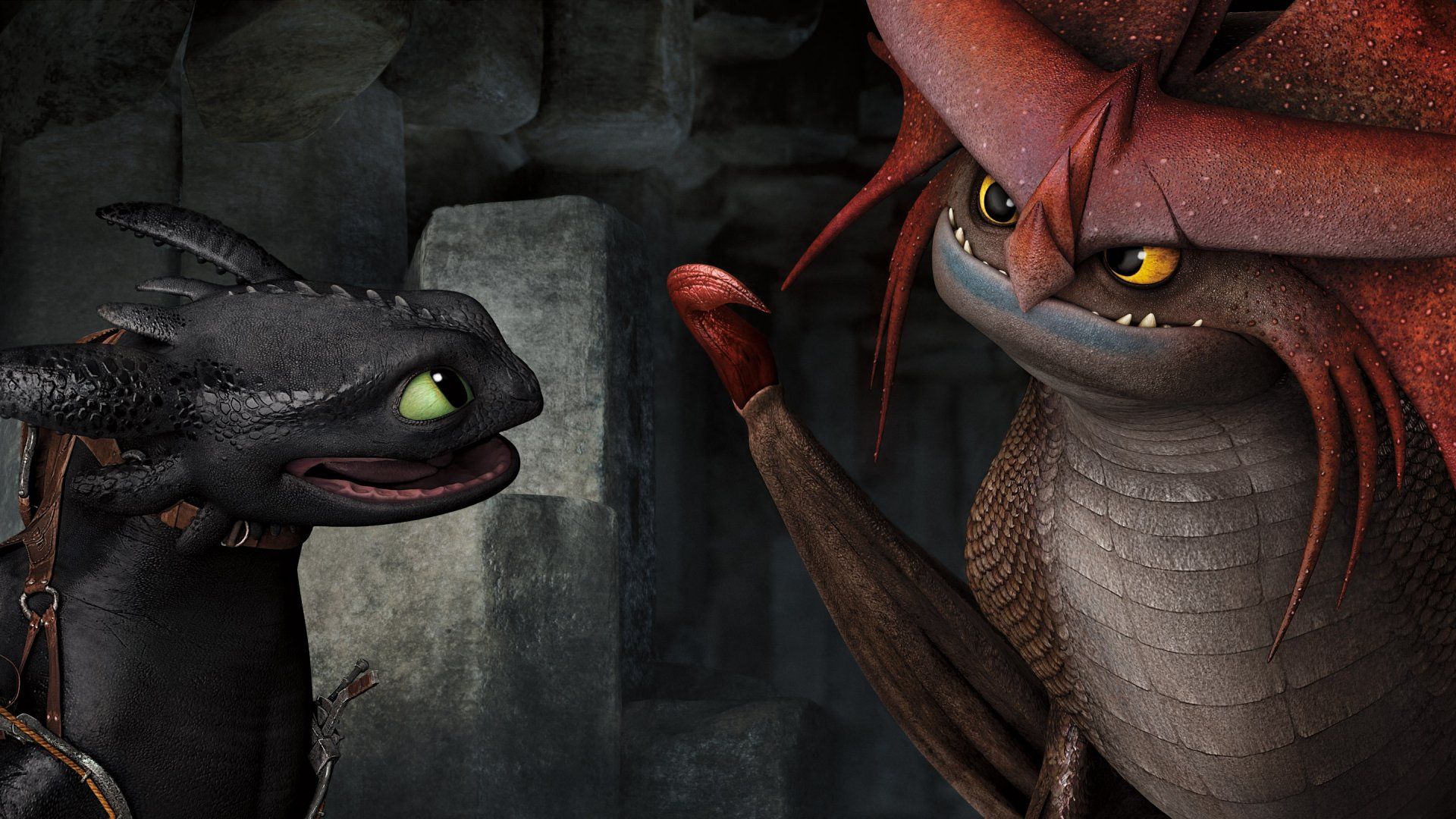 1920x1080 Epic Cloudjumper and Toothless HD Wallpaper from How to Train Your Dragon 2x1620