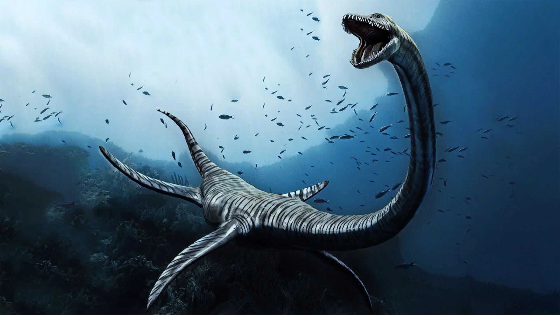 1920x1080 Hot Take Plesiosaurus Shockwave makes more sense for the theme then the spino