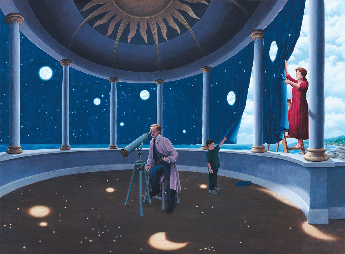 1200x883 Amazing Optical Illusions by Rob Gonsalves. Daily design inspiration for creatives