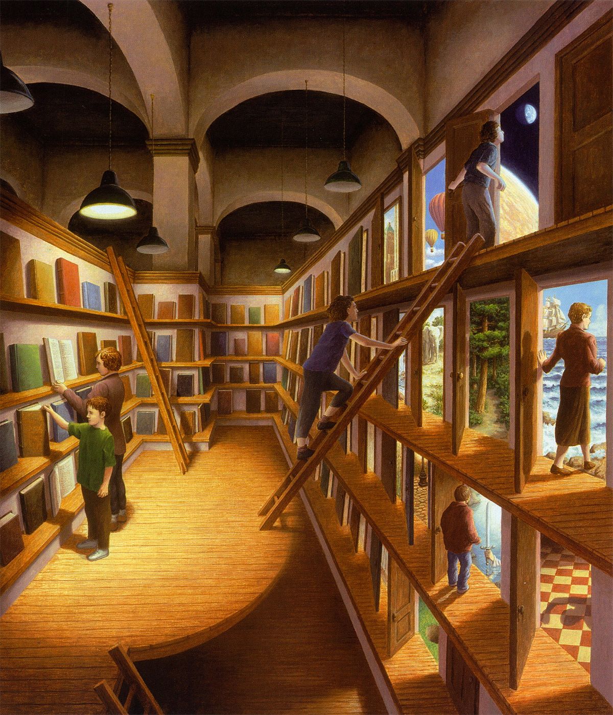 1200x1400 Amazing Optical Illusions by Rob Gonsalves. Daily design inspiration for creatives