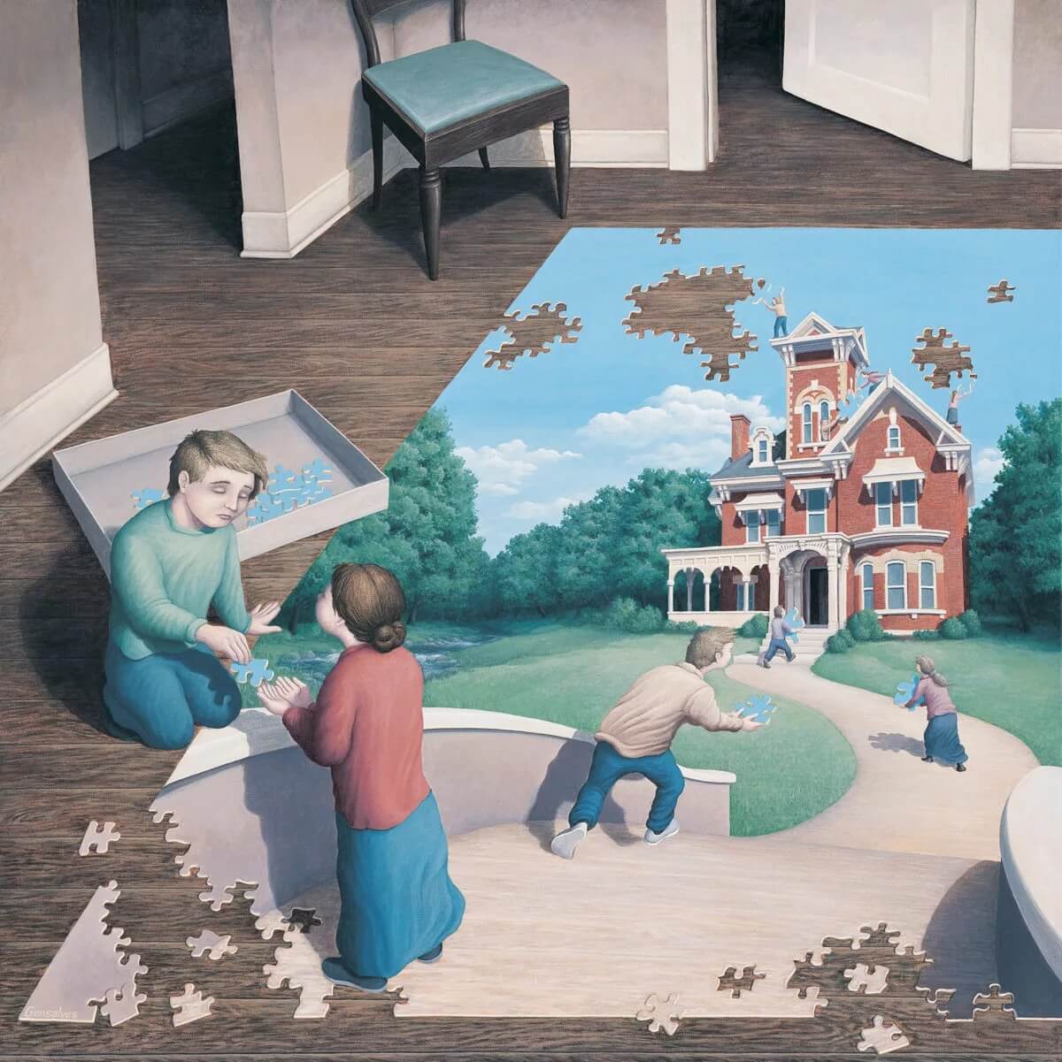 1200x1201 Rob Gonsalves Artwork. Buy Now. Marcus Ashley Gallery