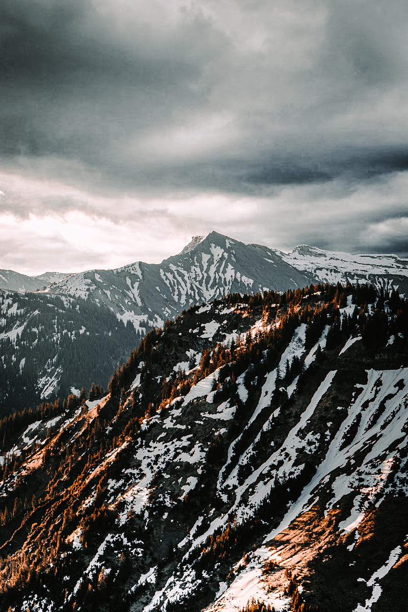 800x1200 Mountains and Sky, austria, cloudy, mountain, nature, HD phone wallpaper