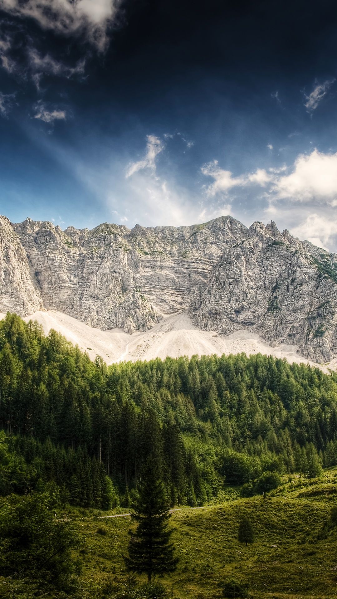 1080x1920 Landscape Wallpaper 4K, Carinthia, Austria, Mountains