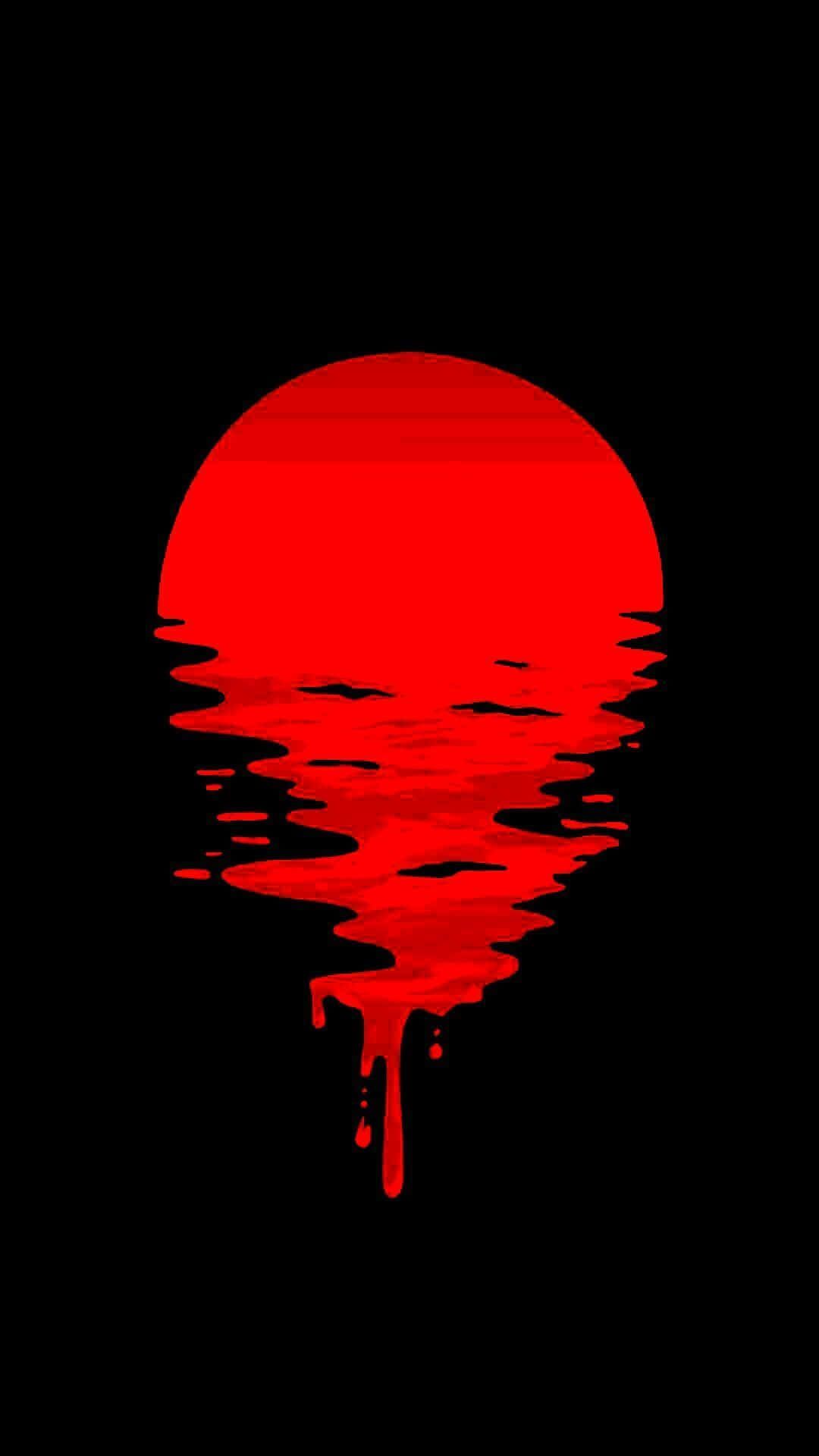 1080x1920 Red Black Background