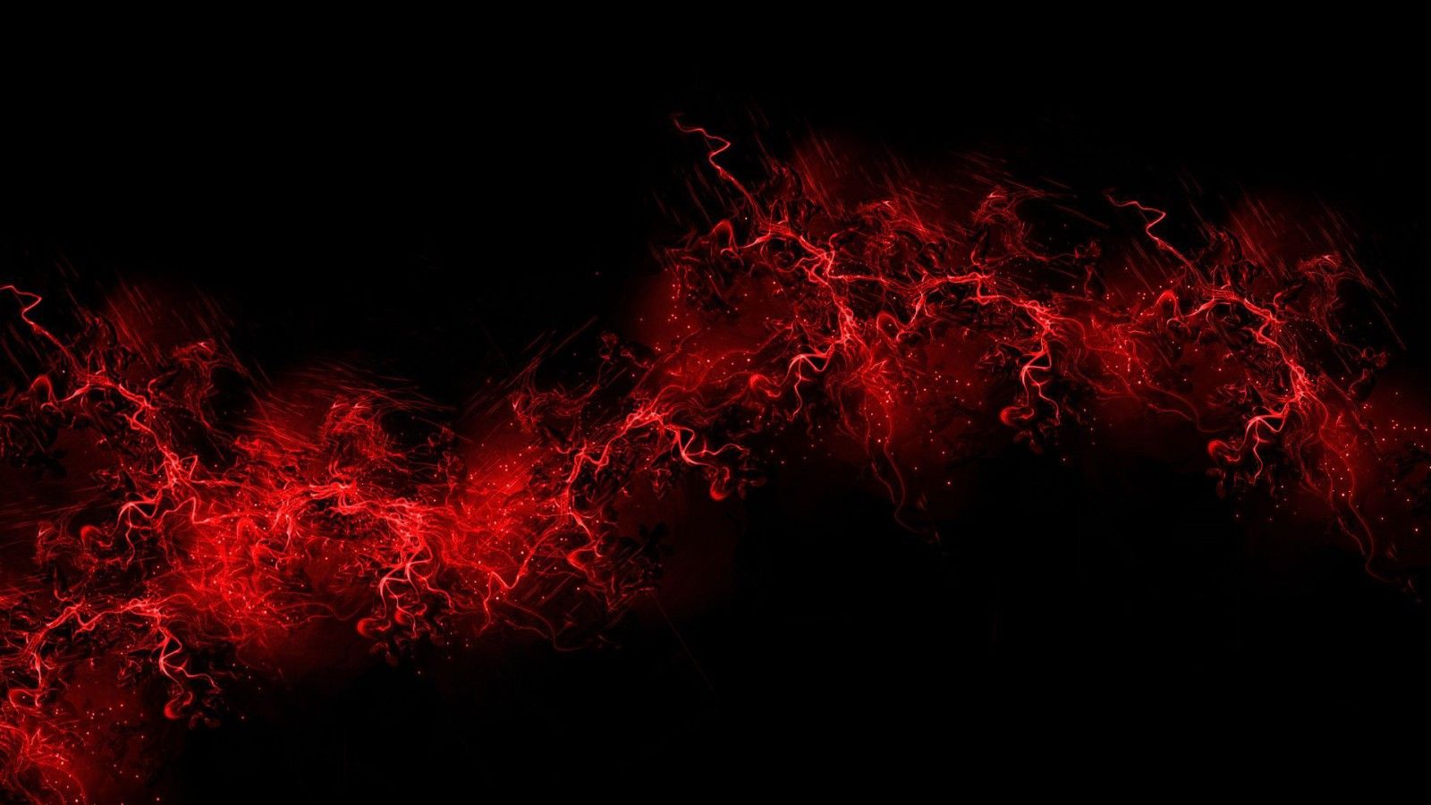 1600x900 Dark Red Flame With Black Background HD Red Aesthetic Wallpaper